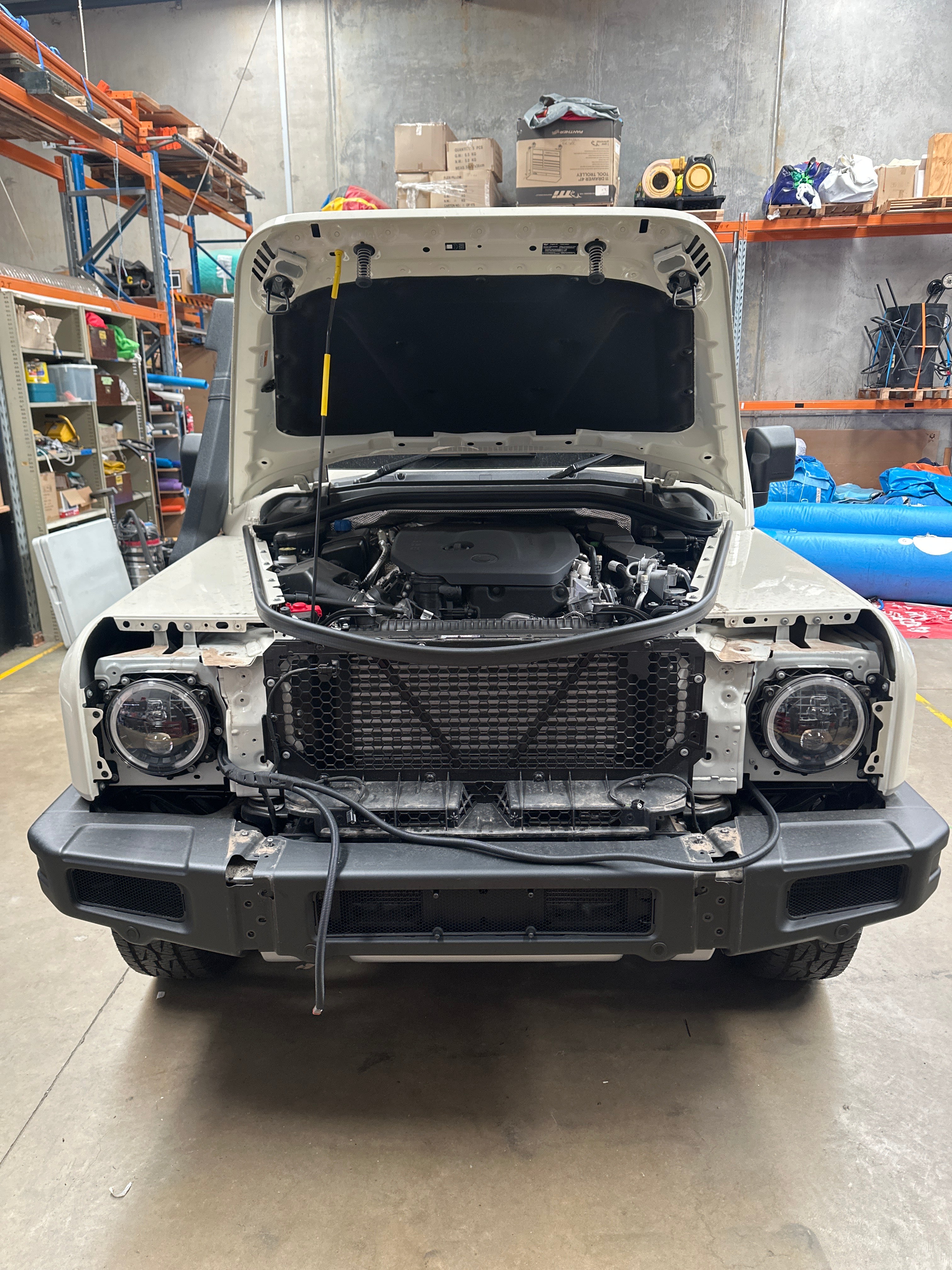 GrenX Lightforce Venom driving light grille kit Ineos Grenadier Off Road Spot Headlight LED