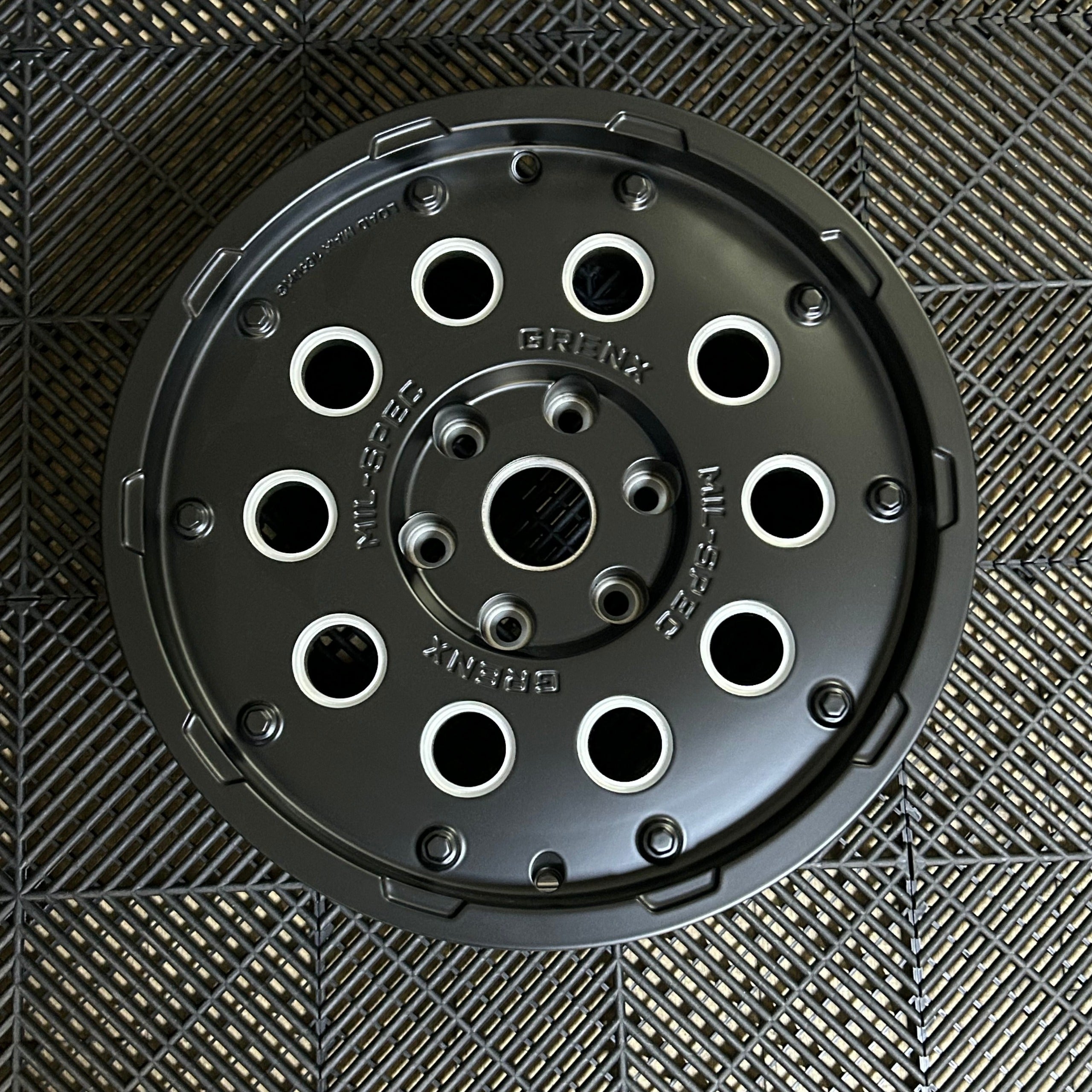 GrenX Mil-Spec Forged Monoblock Wheel 17x8.5" 6/130 32ET Black 84.1cb fits Ineos Grenadier Rim