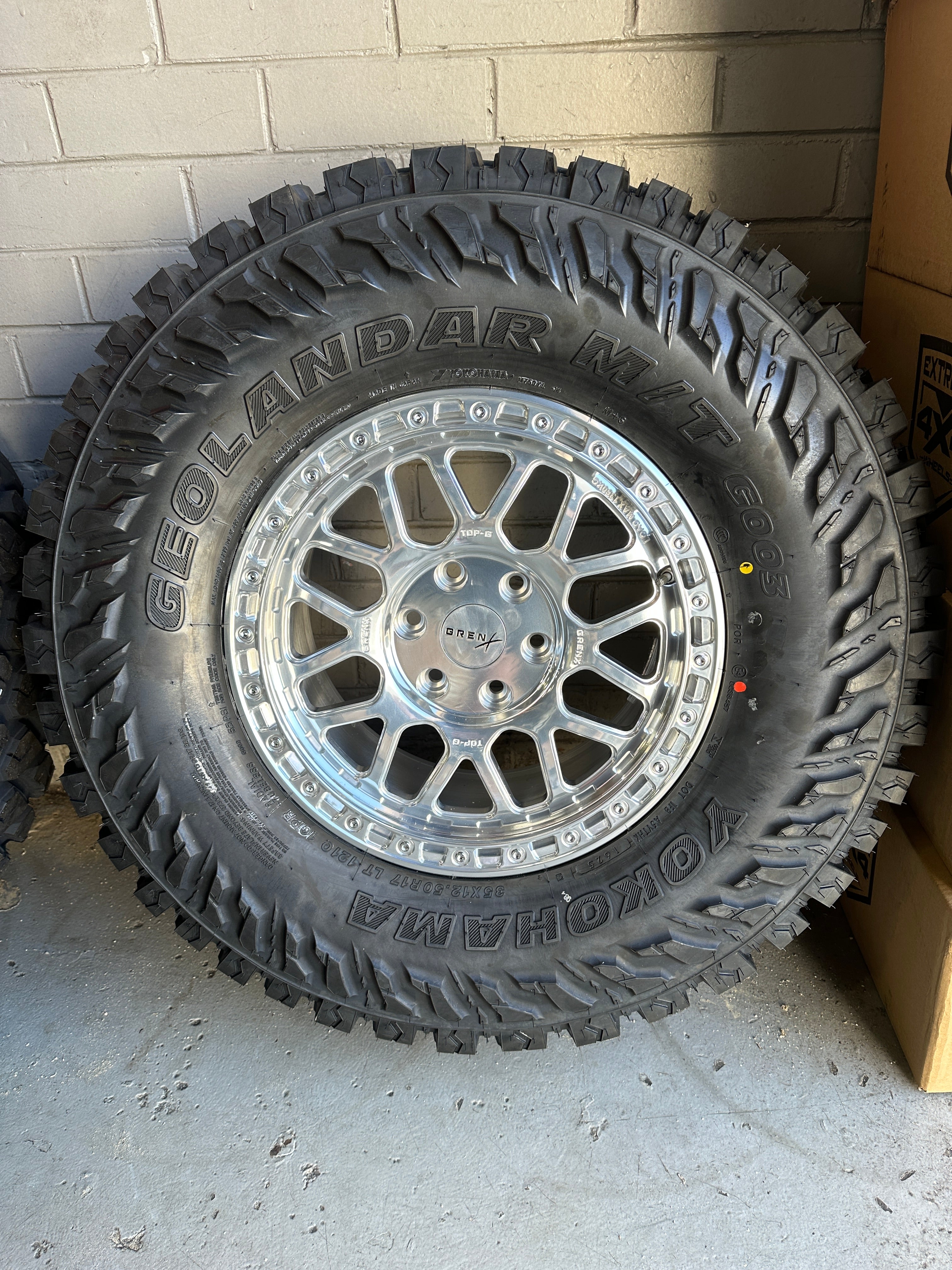 GrenX Top G Forged Monoblock Wheel 17x8.5" 6/130 32ET Black 84.1cb fits Ineos Grenadier Rim
