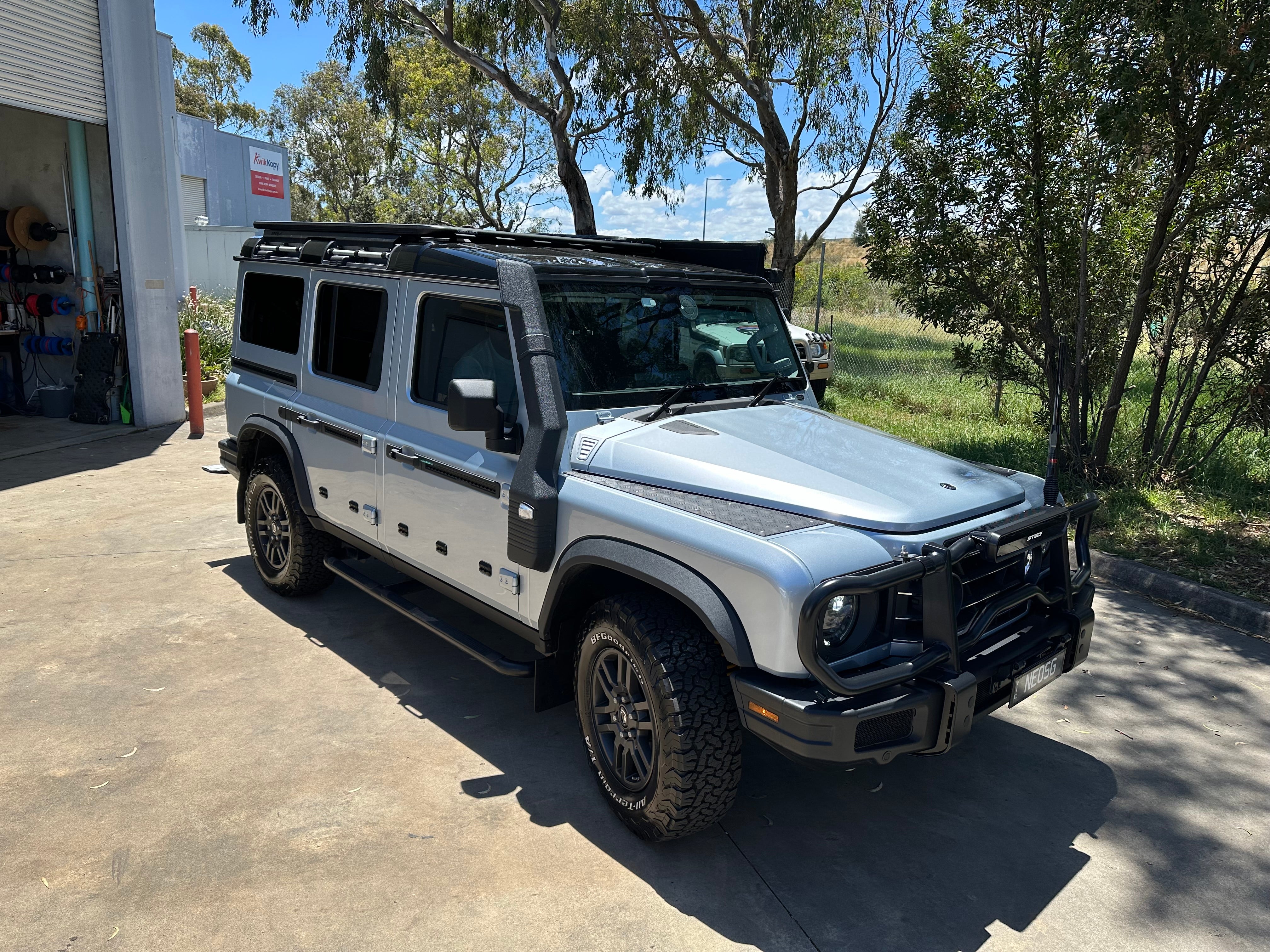 GrenX 3/4 Ultra Low Profile Roof rack system 2100L Ineos Grenadier