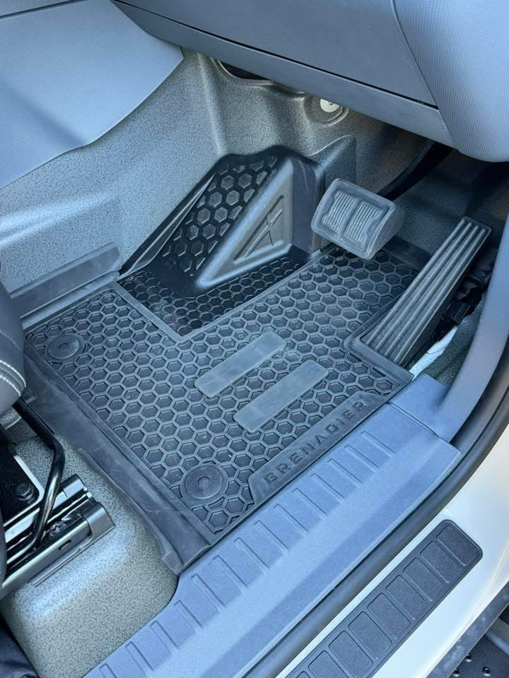 GrenX RHD Drivers Footrest Mod Kit Replacement Ineos Grenadier Floor Matt Hump Delete