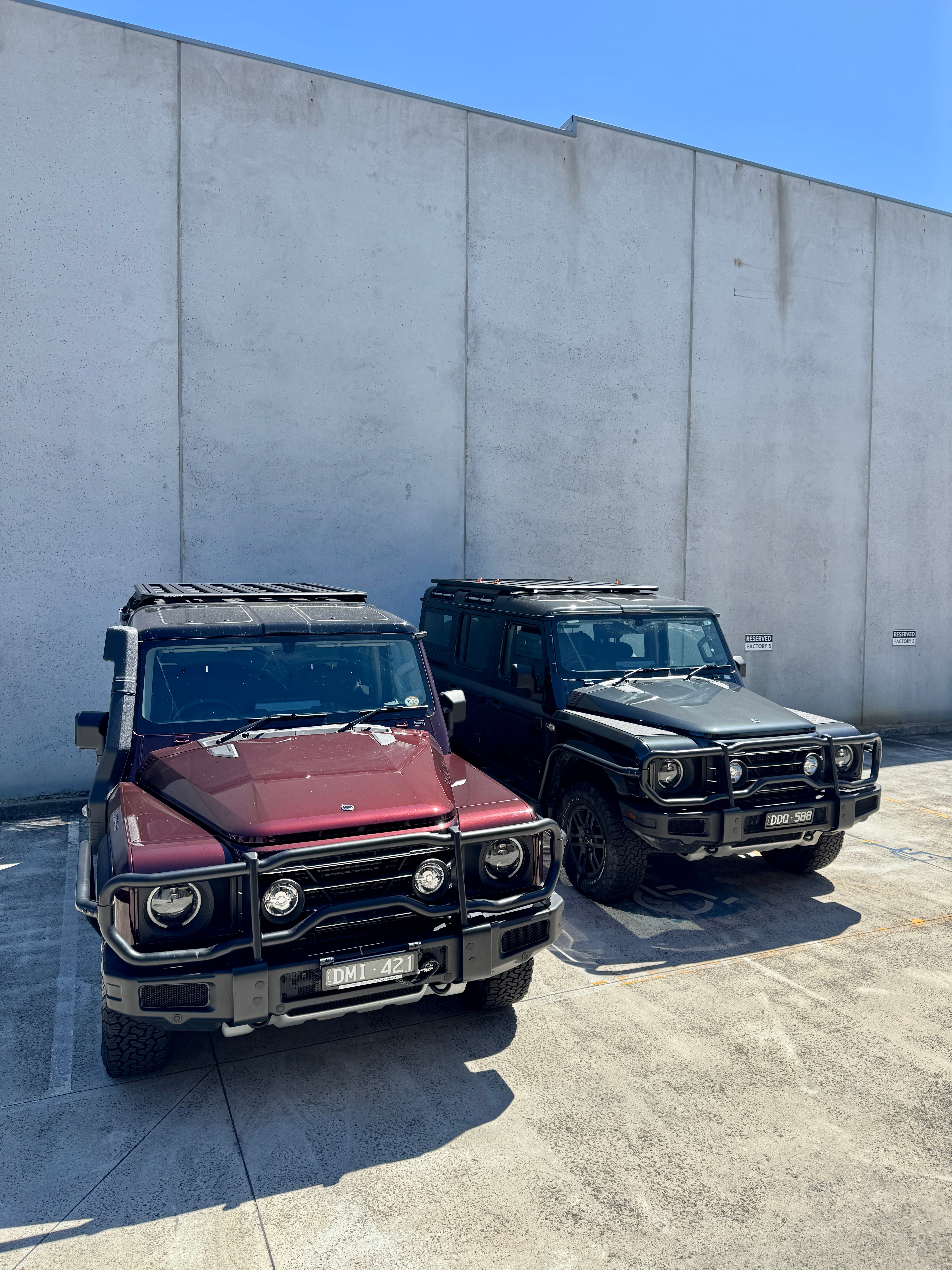 GrenX 3/4 Ultra Low Profile Roof rack system 1800L Ineos Grenadier