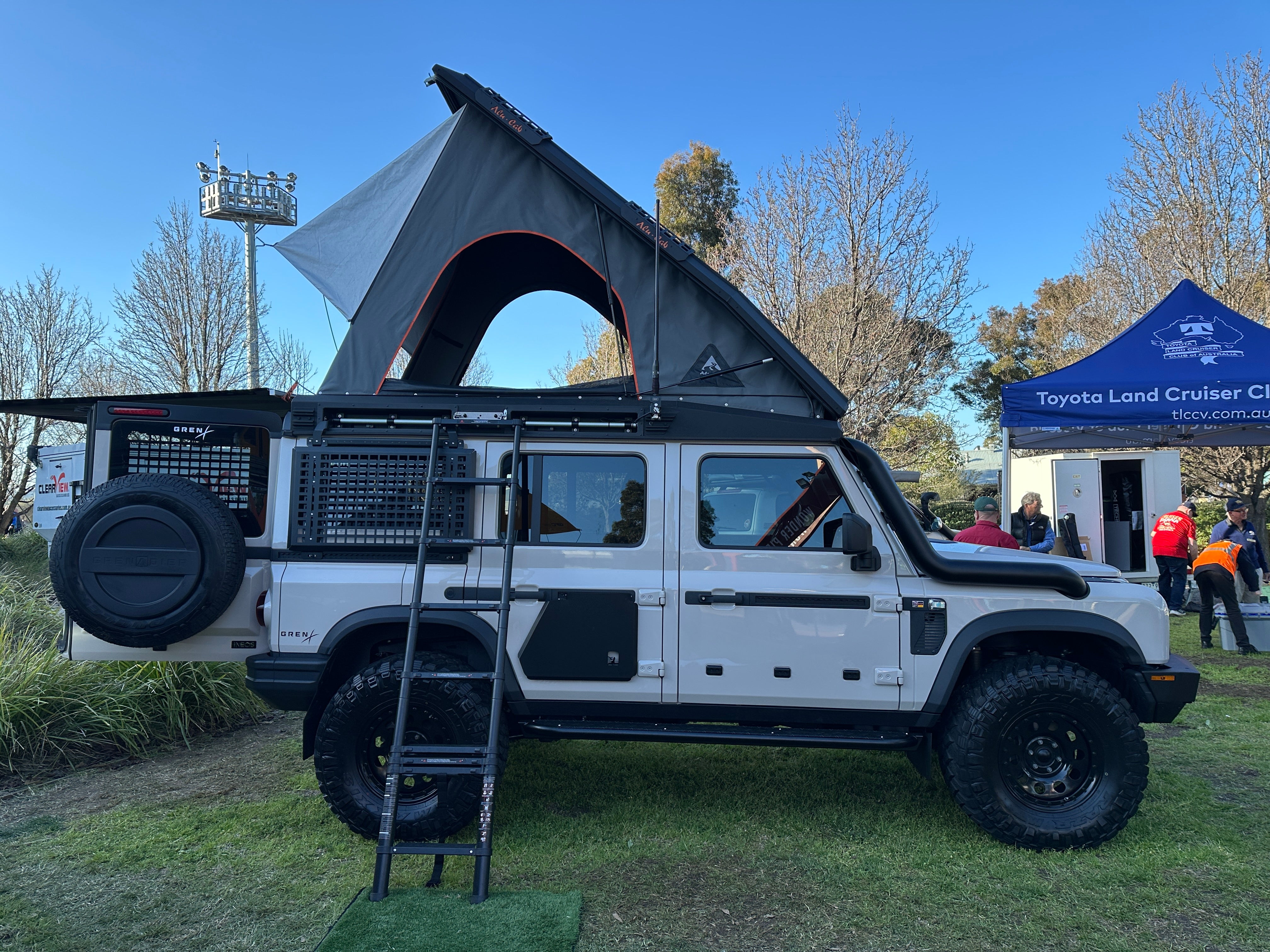 Alu-Cab Silenus Roof Conversion for Ineos Grenadier Roof top tent RTT