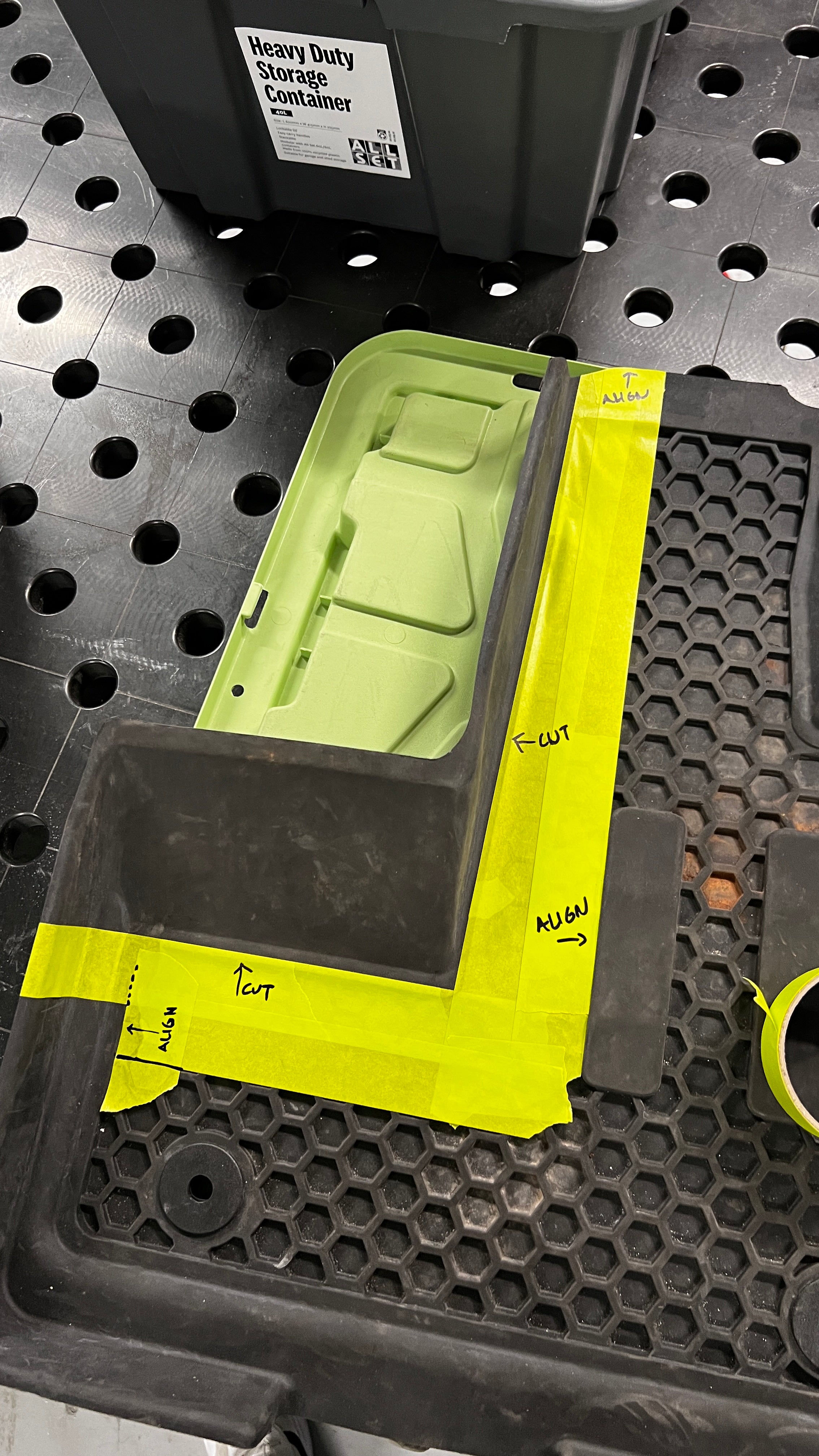 GrenX RHD Drivers Footrest Mod Kit Replacement Ineos Grenadier Floor Matt Hump Delete