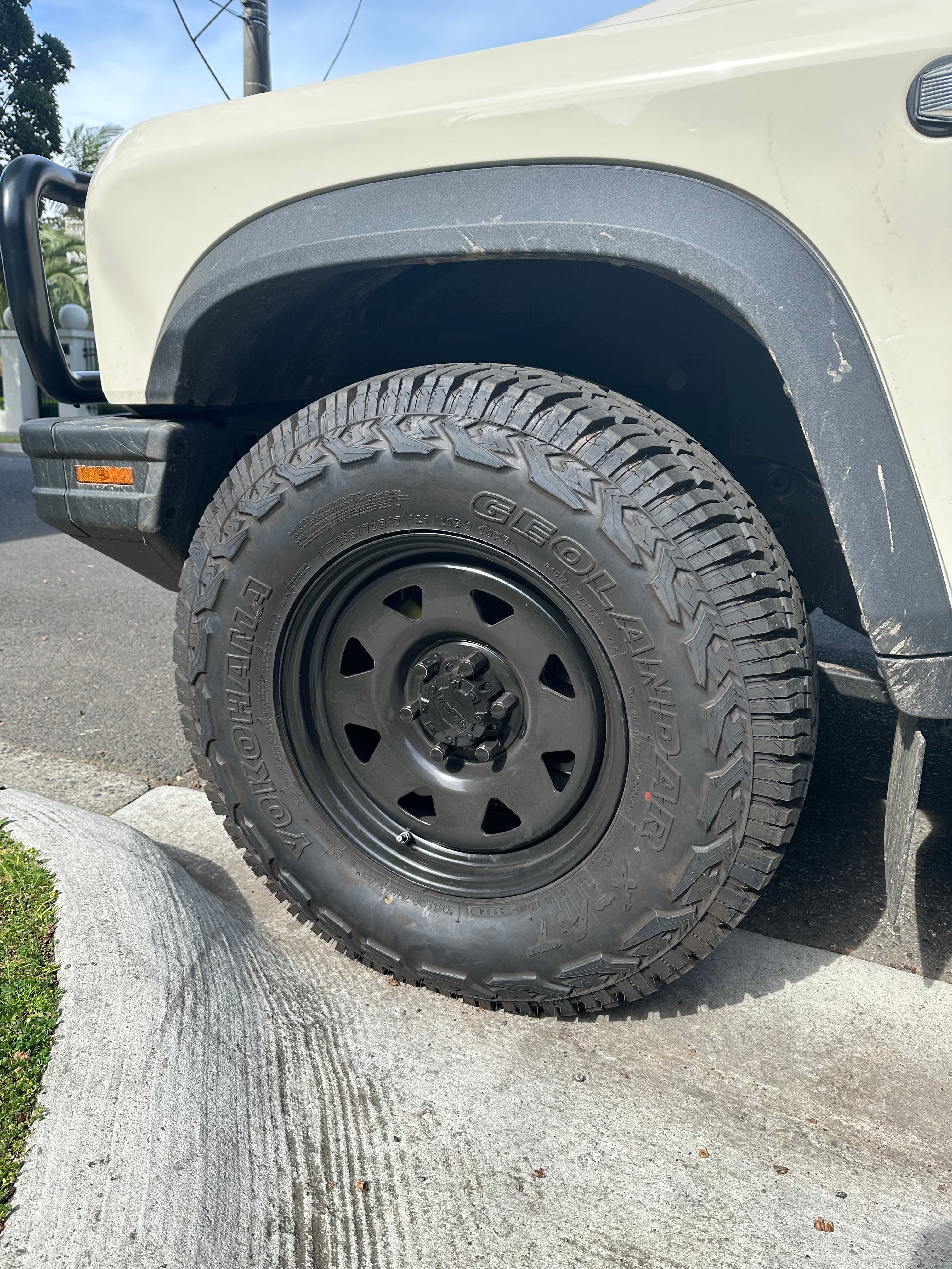 Dynamic Steel Sunraysia Black 17x8 6/130 30 84.1 Wheel Rim