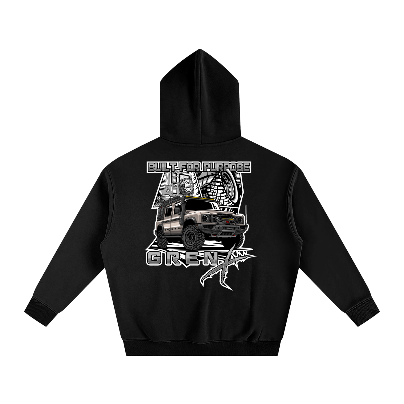 GrenX Oversize Fleeced Hoodie