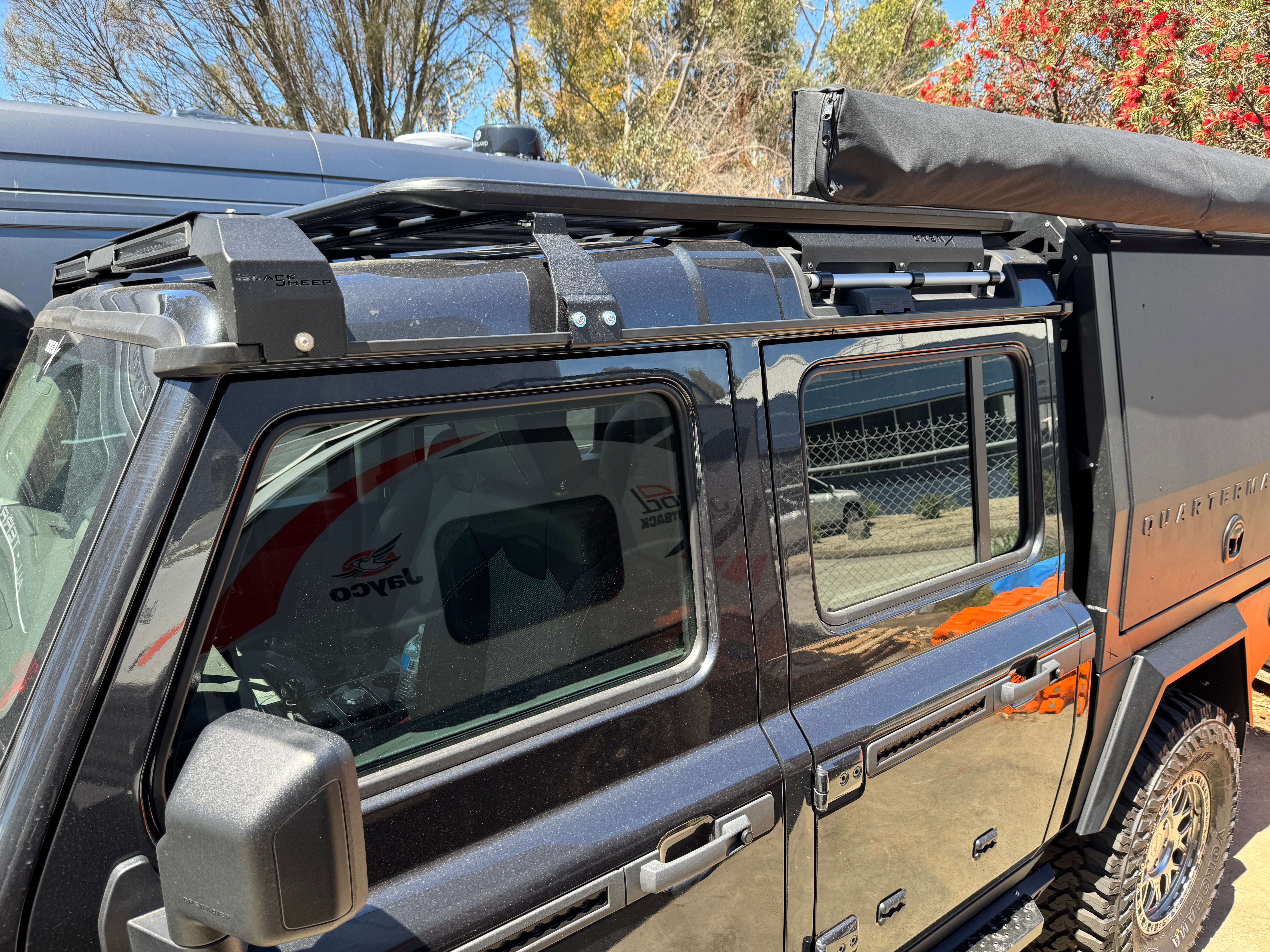 GrenX Ultra Low Profile Roof rack system 1500L Ineos Quartermaster