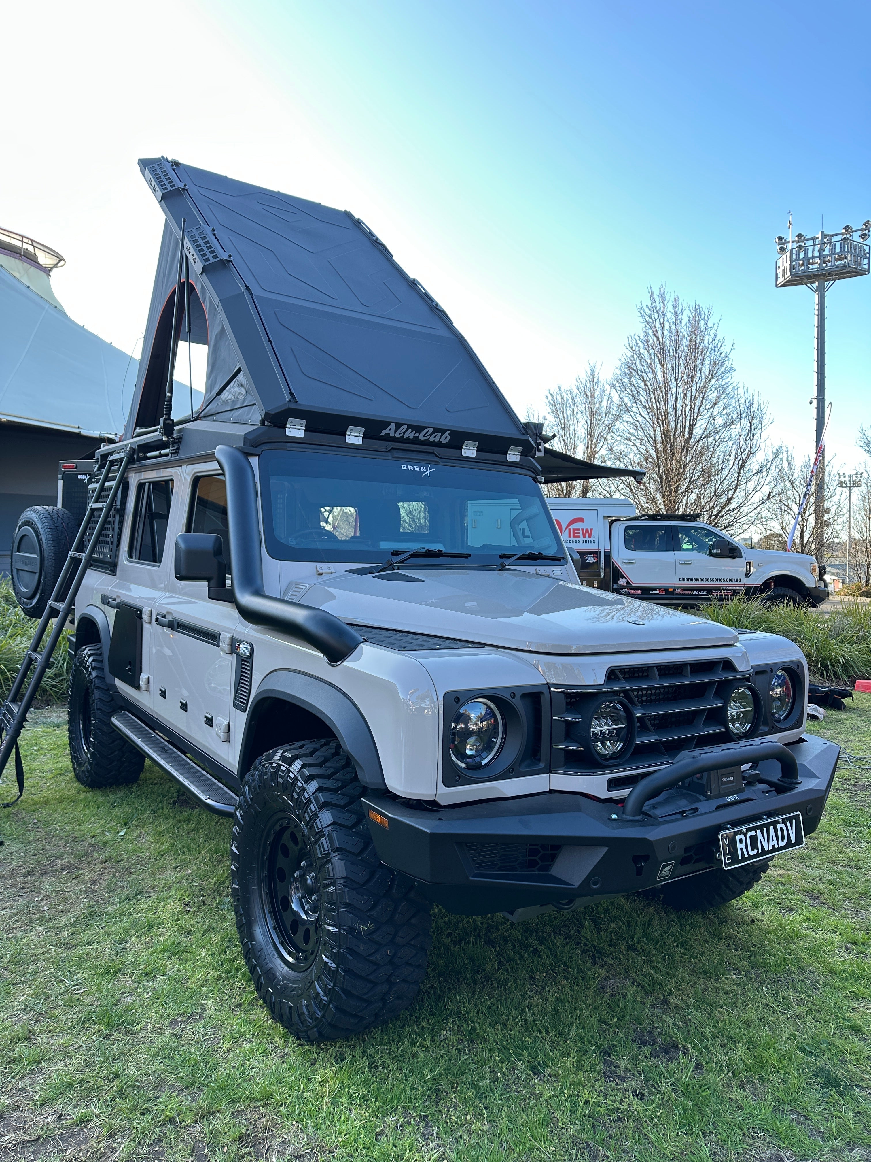 ineos grenadier roof tent Alu-Cab Silenus Roof Conversion for Ineos Grenadier Roof top tent RTT – GrenX