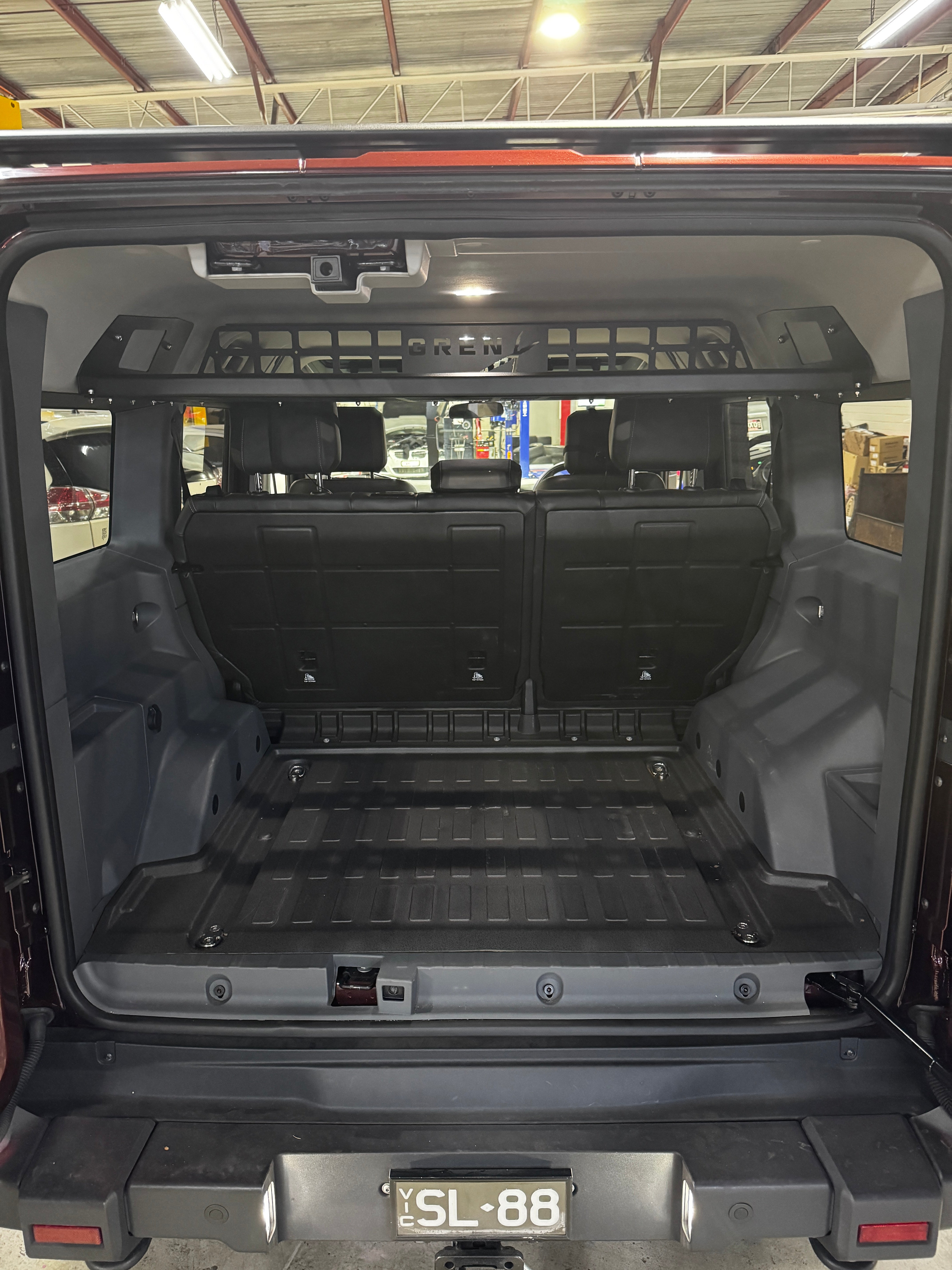 GrenX Rear Roof Parcel Shelf Ineos Grenadier