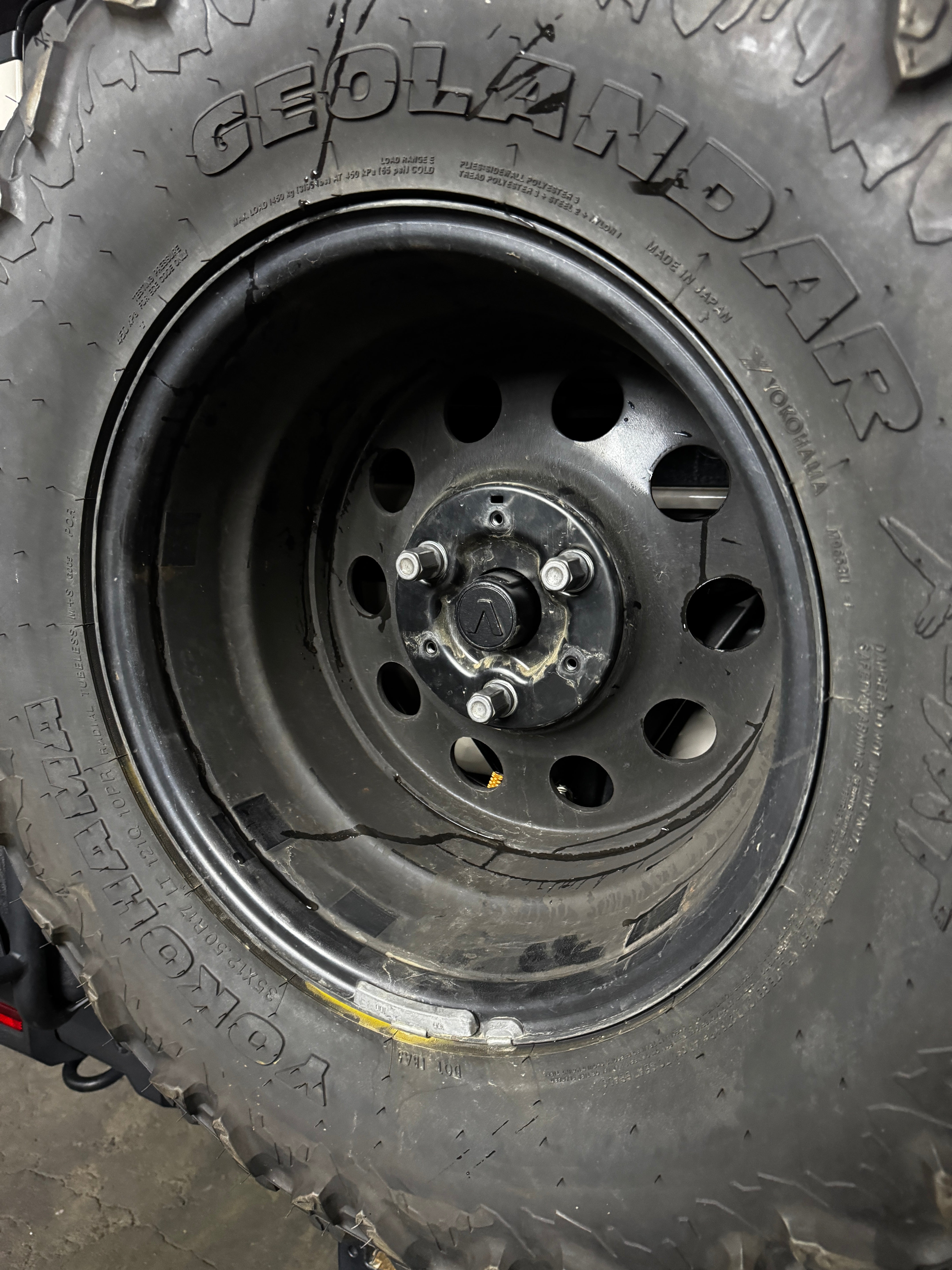 GrenX Extended Wheel Studs Adapter Ineos Grenadier Tyre Mount Relocation Flip Bracket Alternative