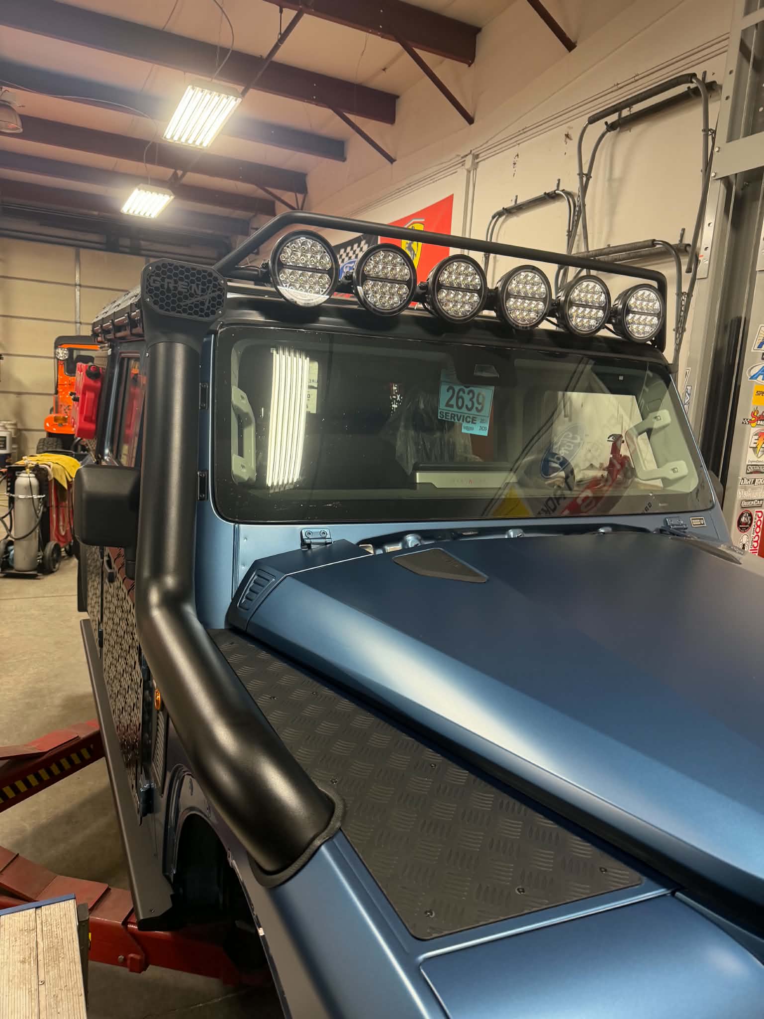 GrenX 4.5” Stainless Steel Snorkel System with Sealed Airbox Ineos Grenadier Ram Head