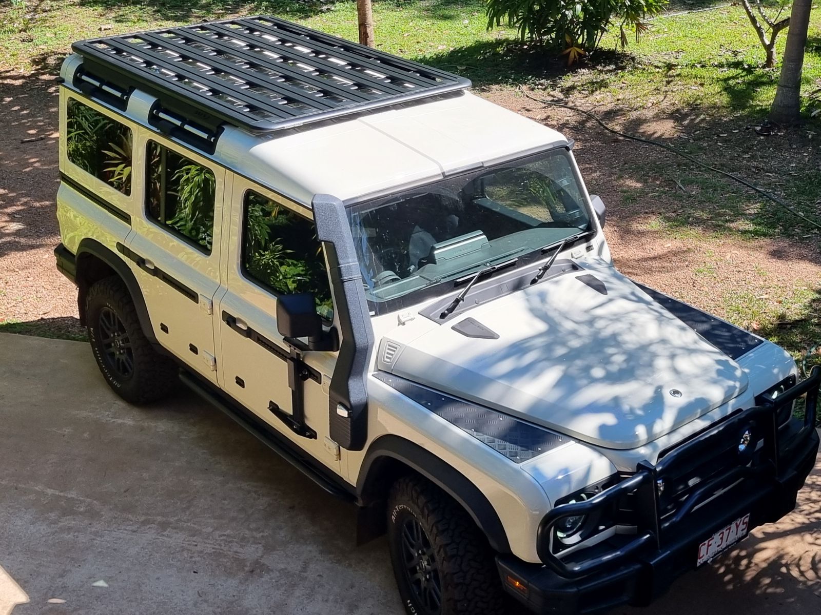 GrenX 3/4 Ultra Low Profile Roof rack system 2100L Ineos Grenadier