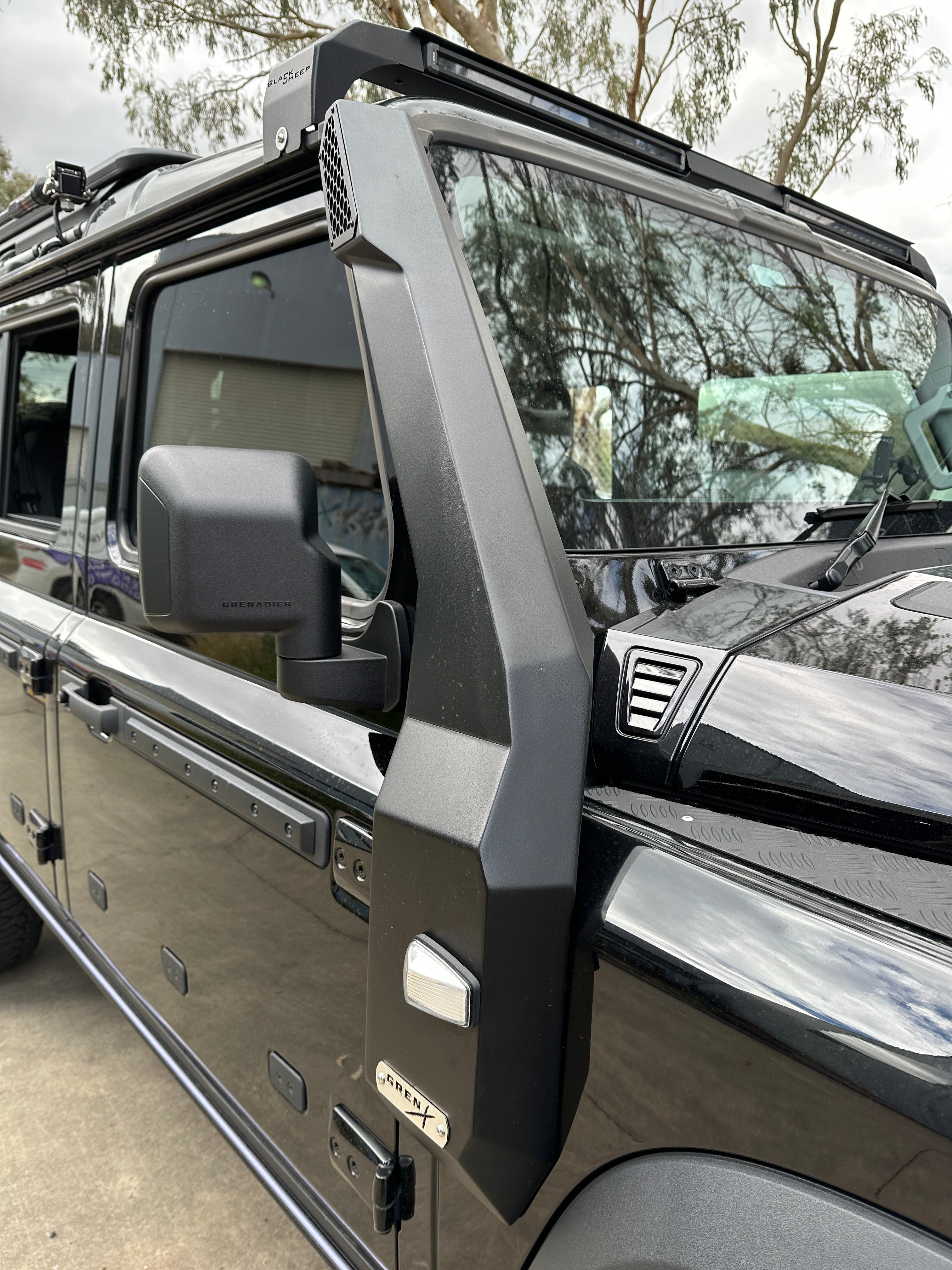 GrenX Aluminium Snorkel System with Sealed Airbox Ineos Grenadier