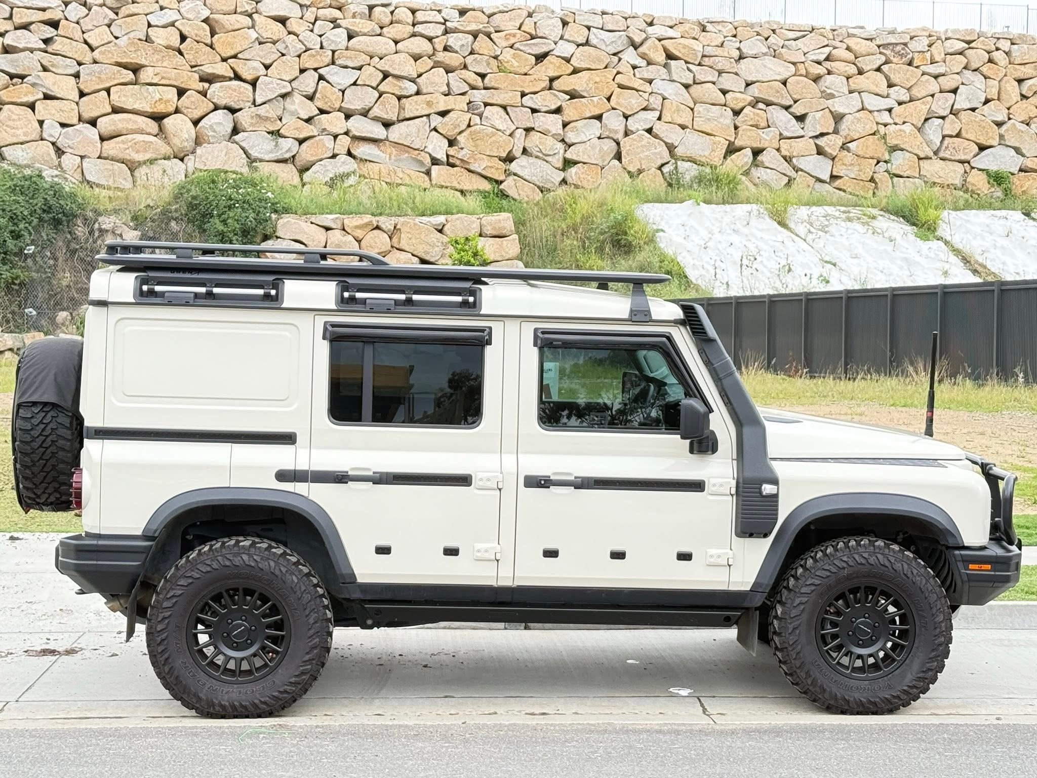 GrenX Full Length Ultra Low Profile Roof rack system 2700L Ineos Grena