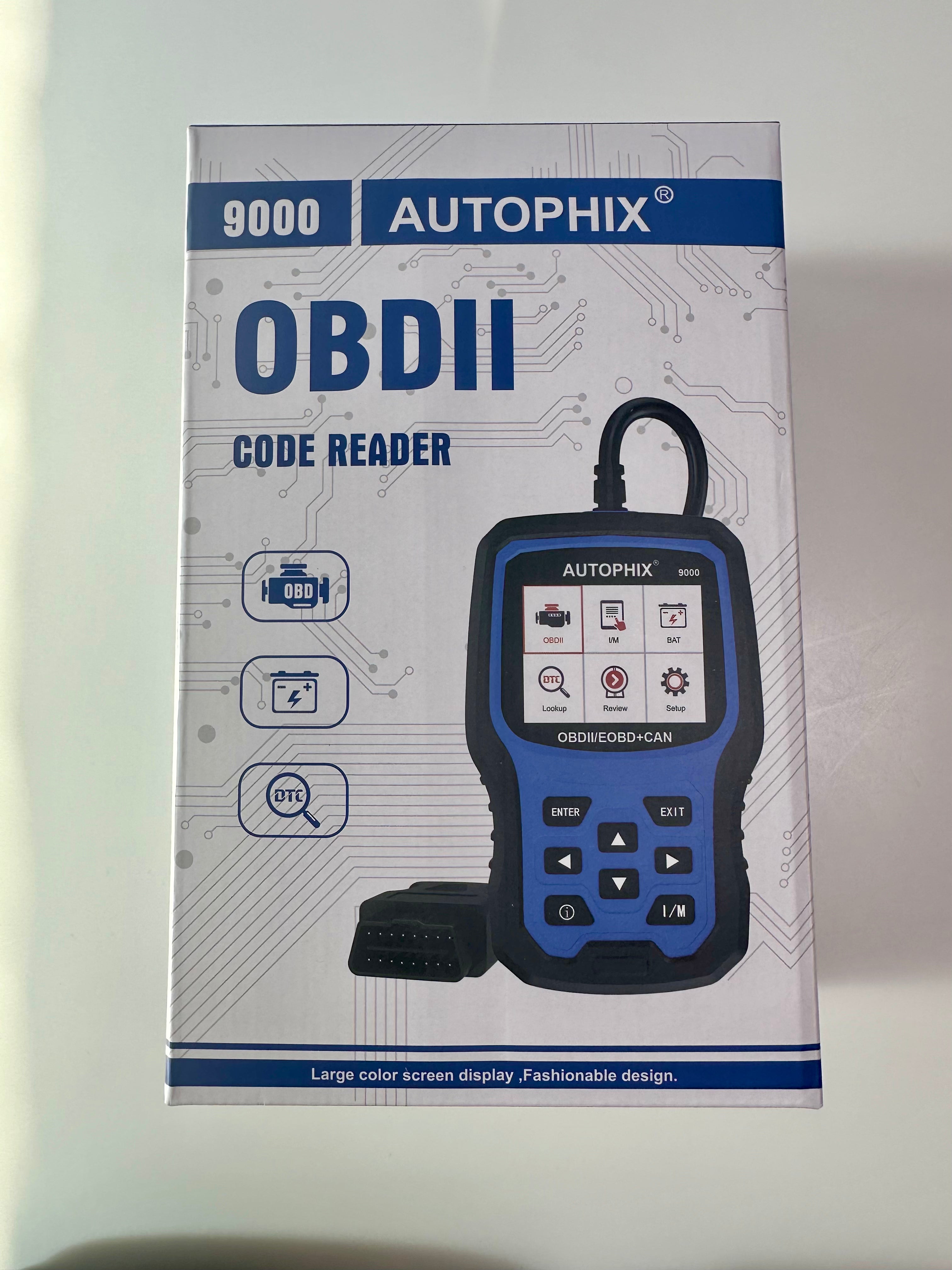 Autophix 9000 OBDII Diagnostic Scan Tool Code OBD2