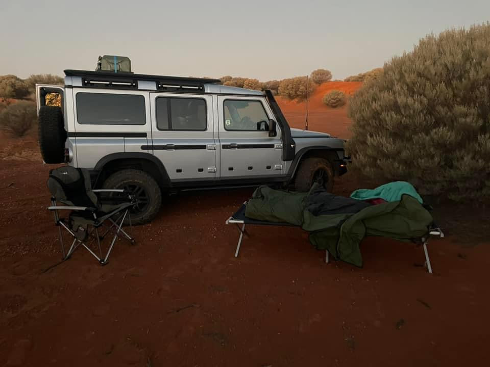 GrenX 3/4 Ultra Low Profile Roof rack system 2100L Ineos Grenadier