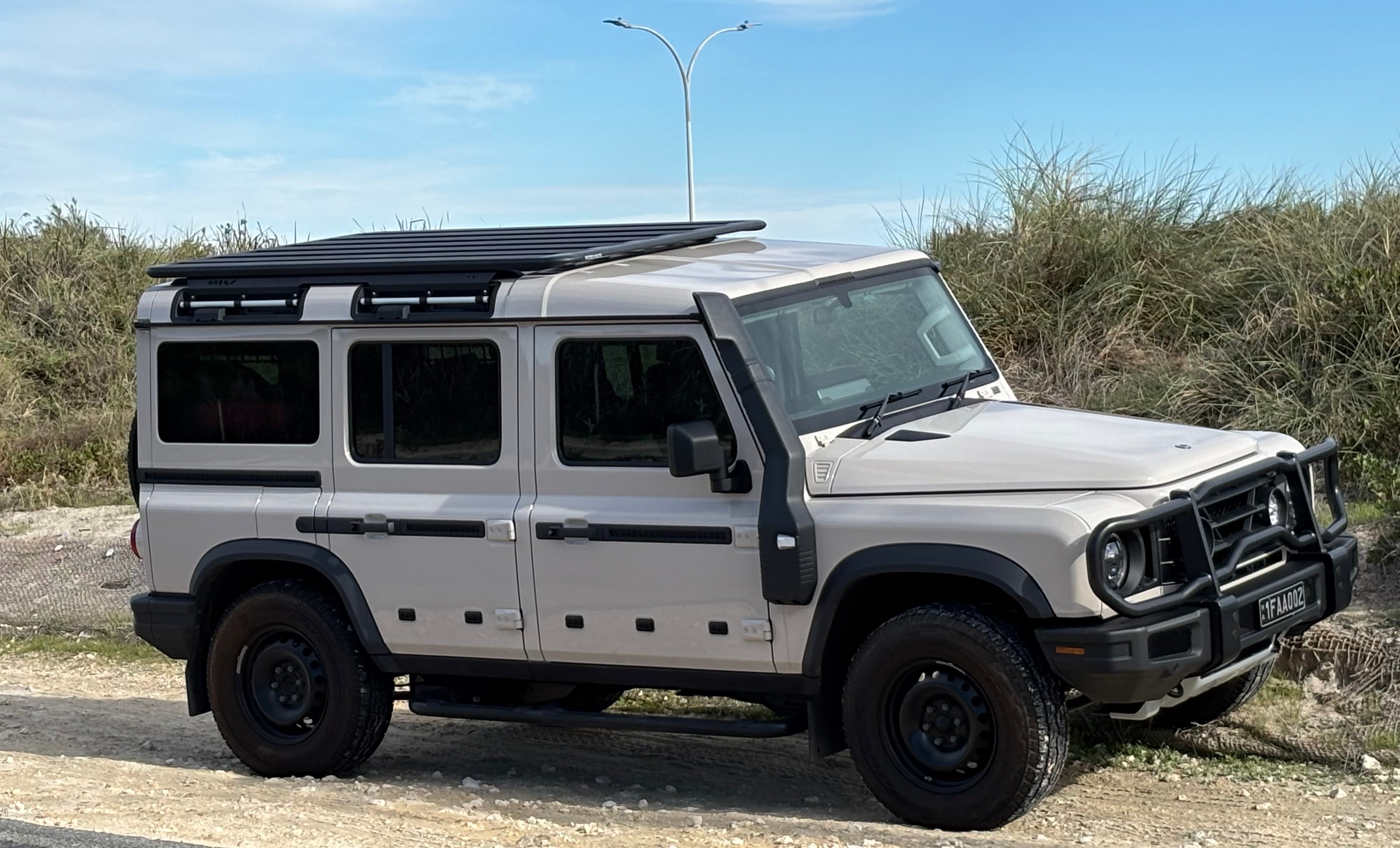 GrenX 3/4 Ultra Low Profile Roof rack system 2100L Ineos Grenadier