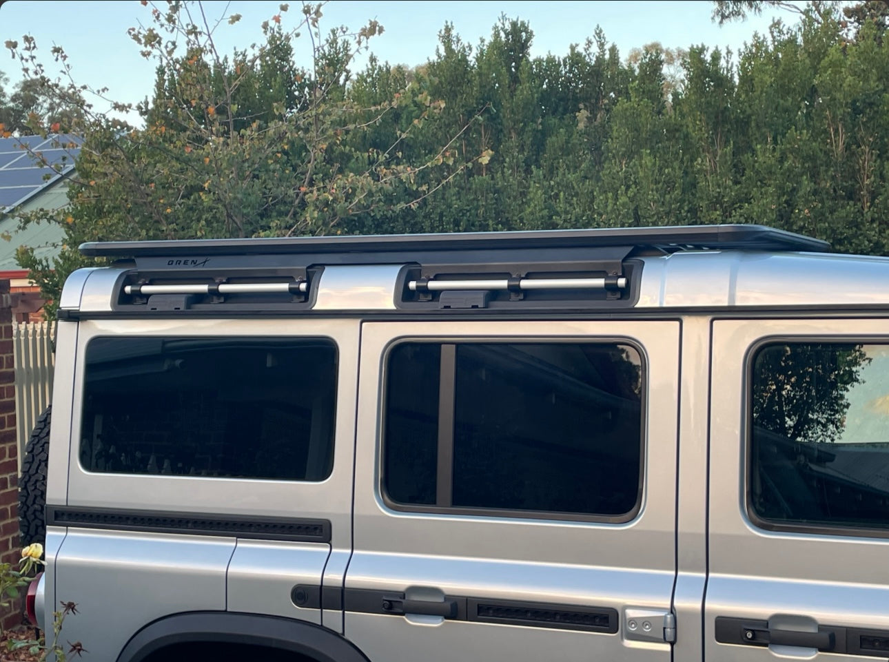GrenX 3/4 Ultra Low Profile Roof rack system 2100L Ineos Grenadier