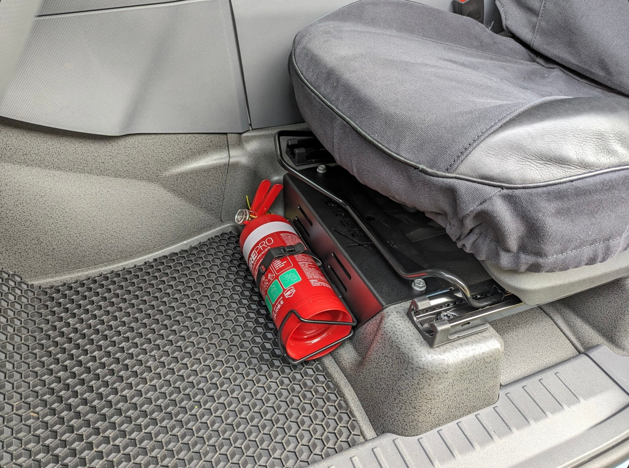 GrenX Fire Extinguisher Bracket Ineos Grenadier Multipurpose Led Flashlight Torch Mount