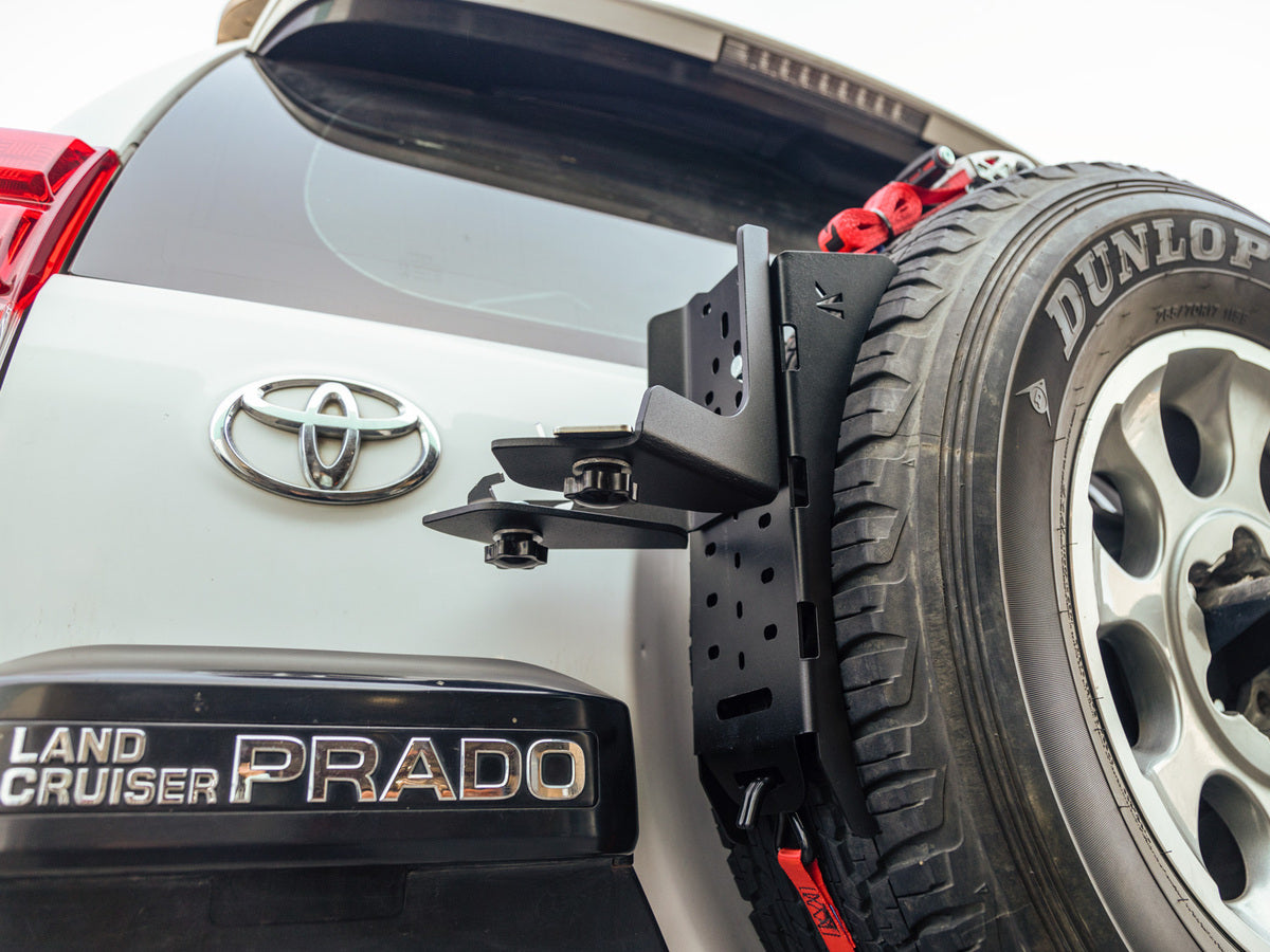 Out-Back Gas Bottle Mount and Spare Tyre Mount