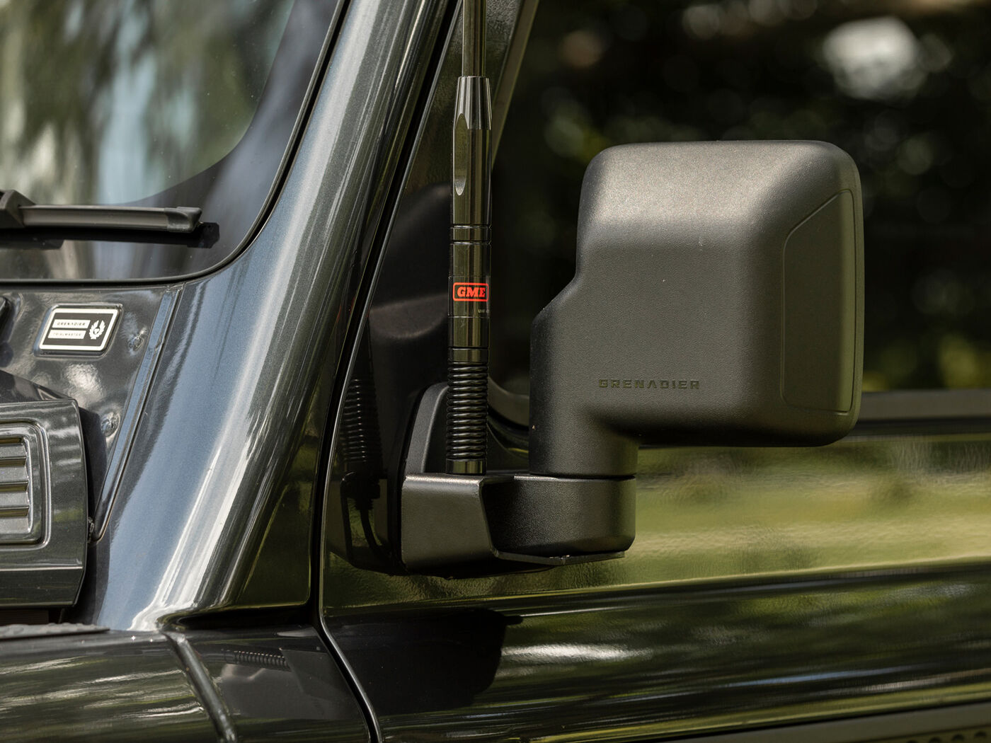 Side Mirror Antenna Mount to suit Ineos Grenadier