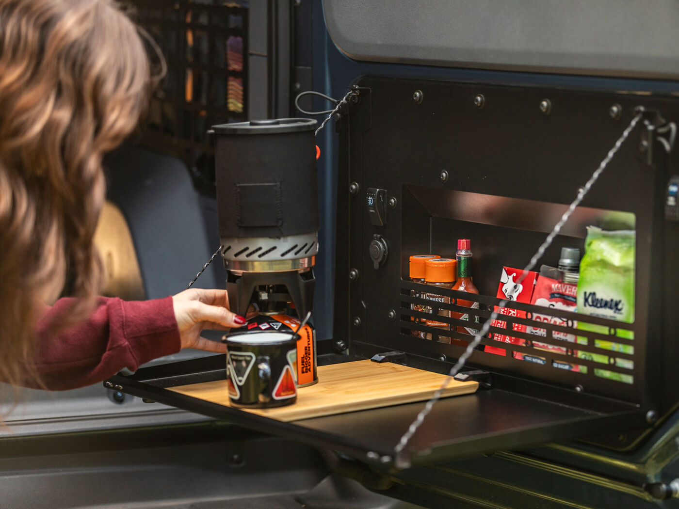 Rear Door Drop Down Table & Door Card to suit the Ineos Grenadier