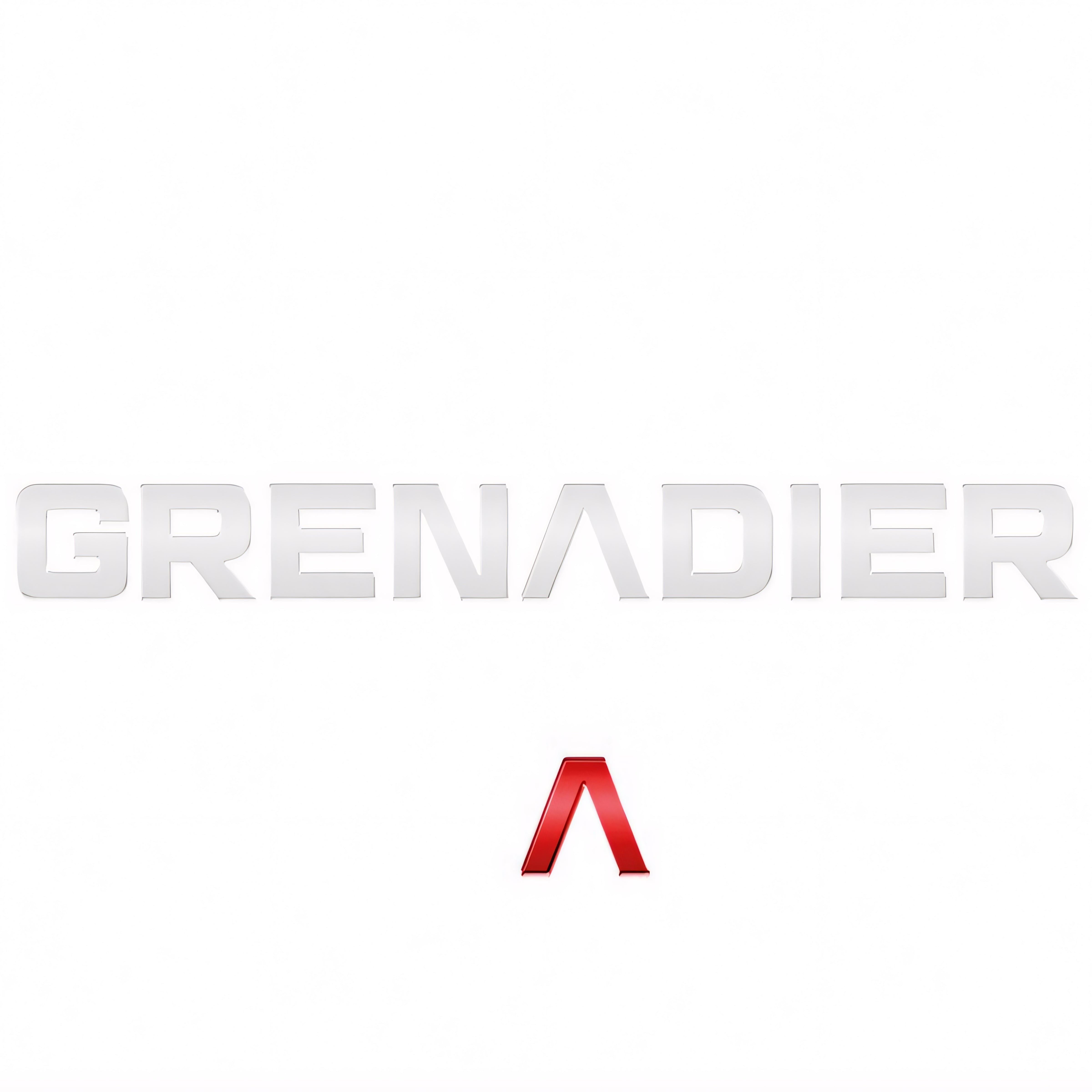 INEOS Grenadier, Plastic Lettering, Hood, self-adhesive decal logo 3D Raised