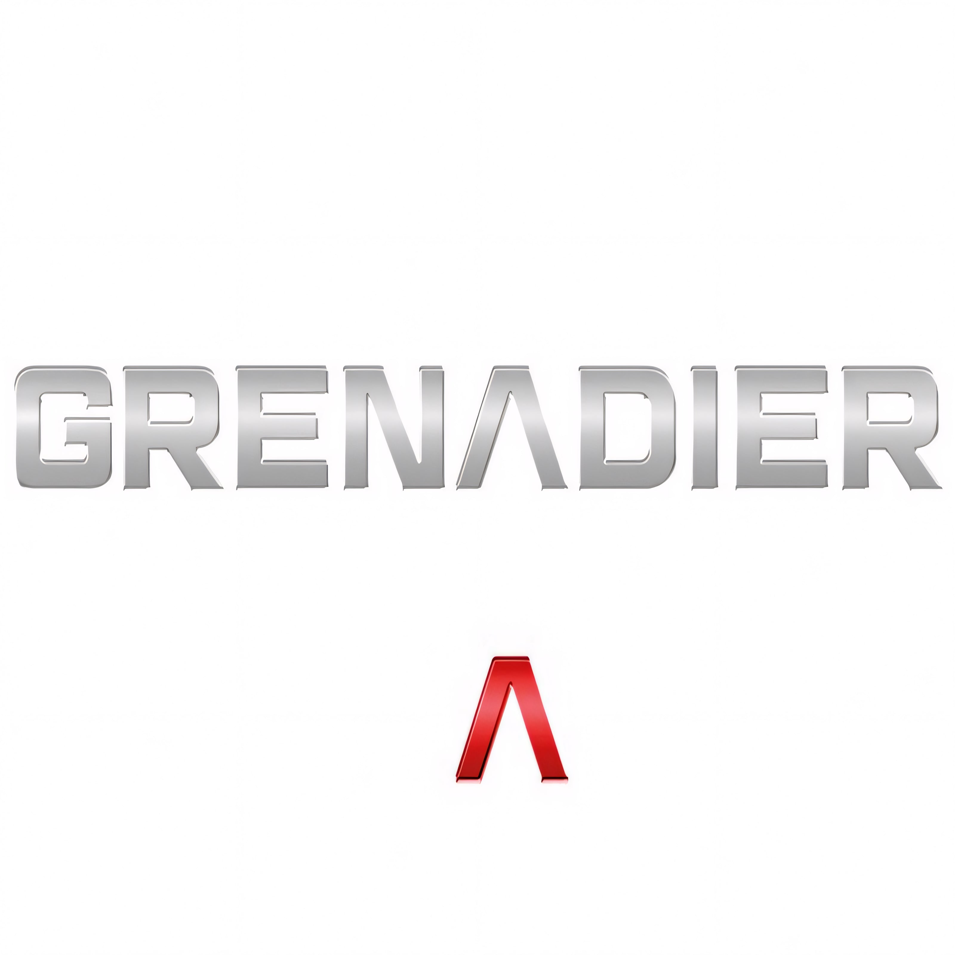 INEOS Grenadier, Plastic Lettering, Hood, self-adhesive decal logo 3D Raised