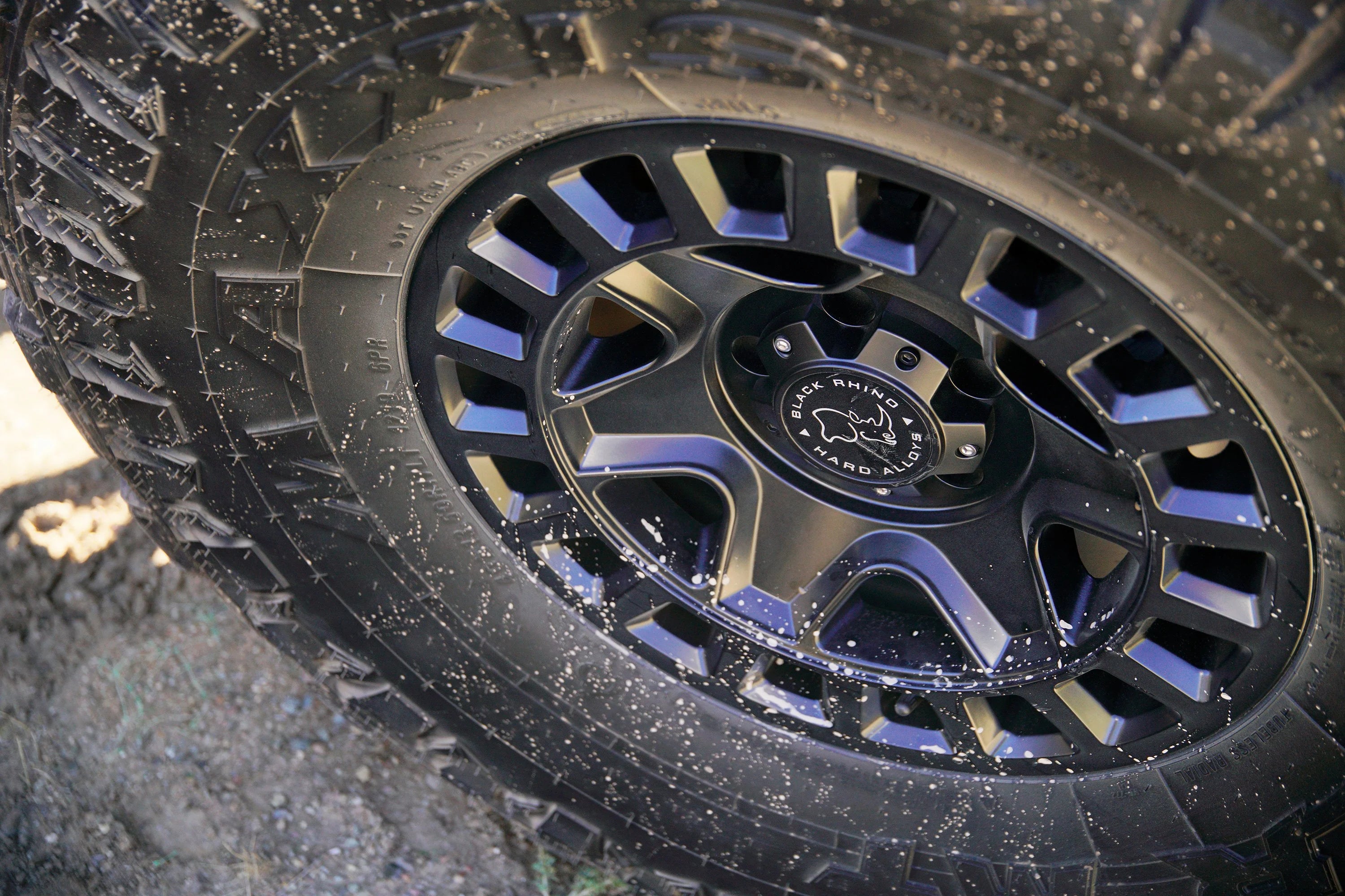 BLACK RHINO YORK Matte Black 17" x 8" +38 Offset 6x130 Bolt Pattern 84.1mm Hub