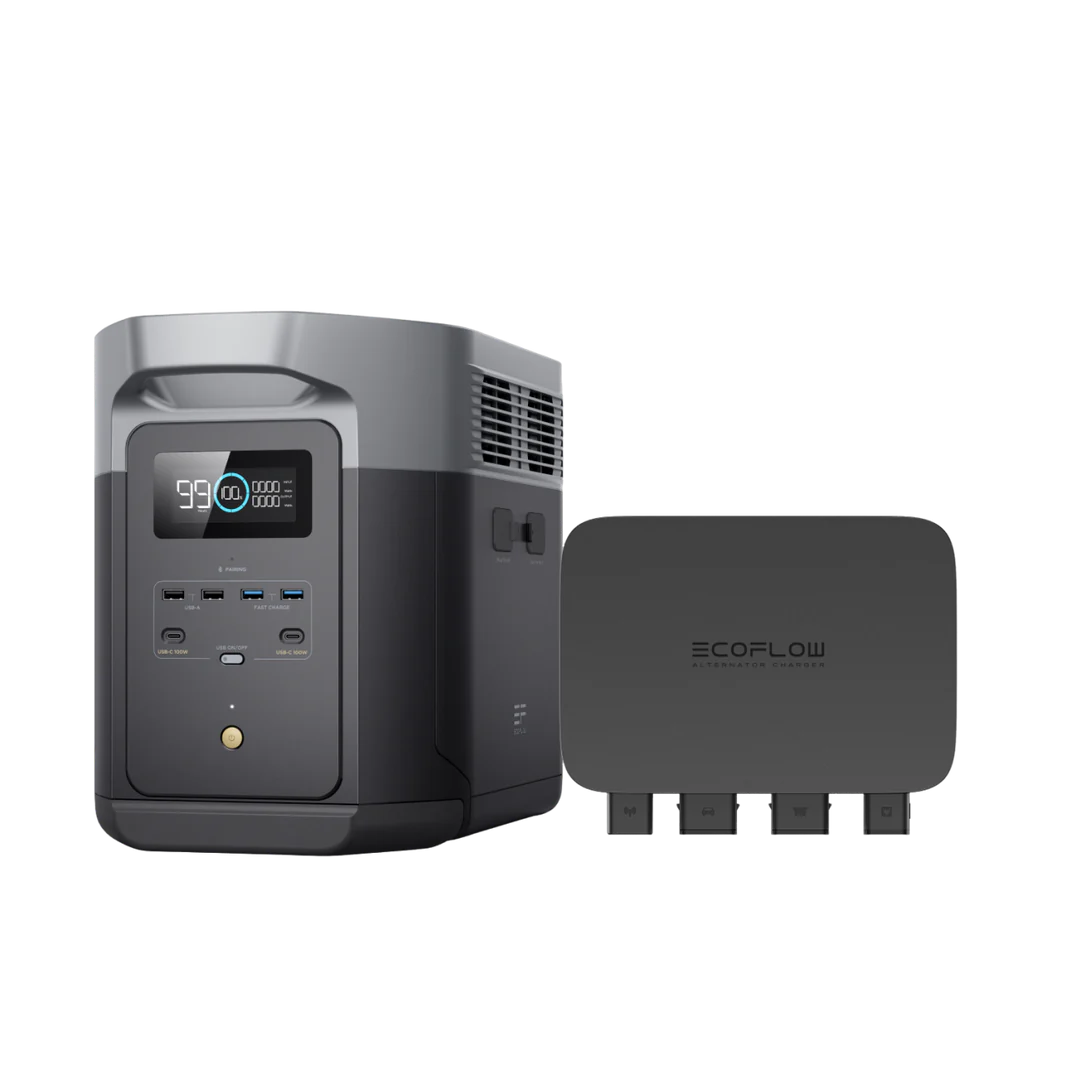EcoFlow Delta 2 Max + 800W Alternator Charger Portable Power Station – GrenX
