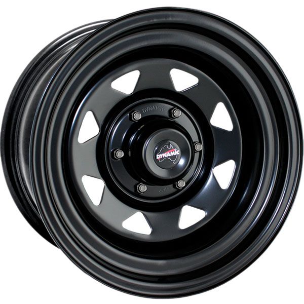 Dynamic Steel Sunraysia Black 17x8 6/130 30 84.1 Wheel Rim