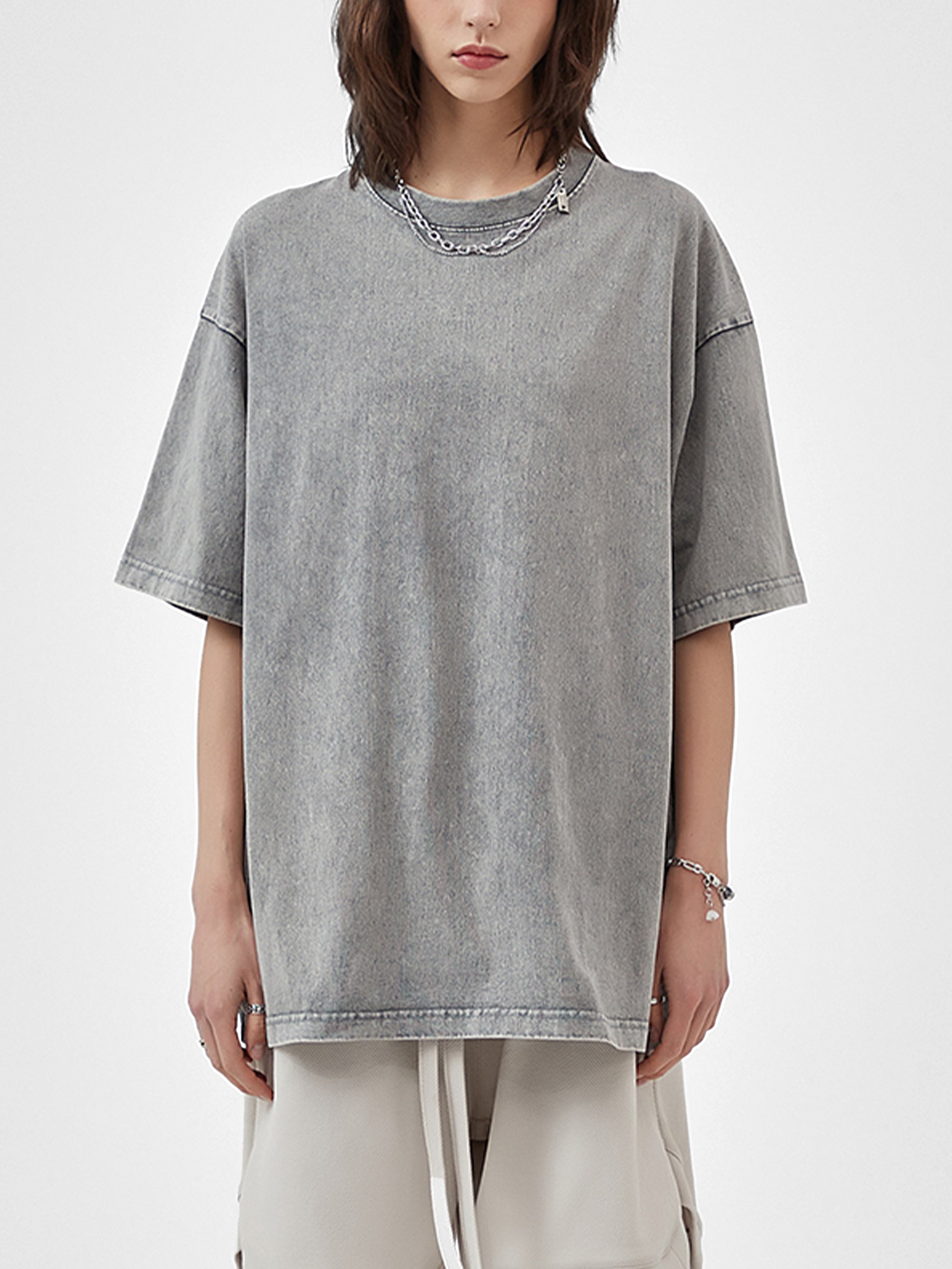 GrenX Acid Wash Oversize T-Shirt - 250 GSM