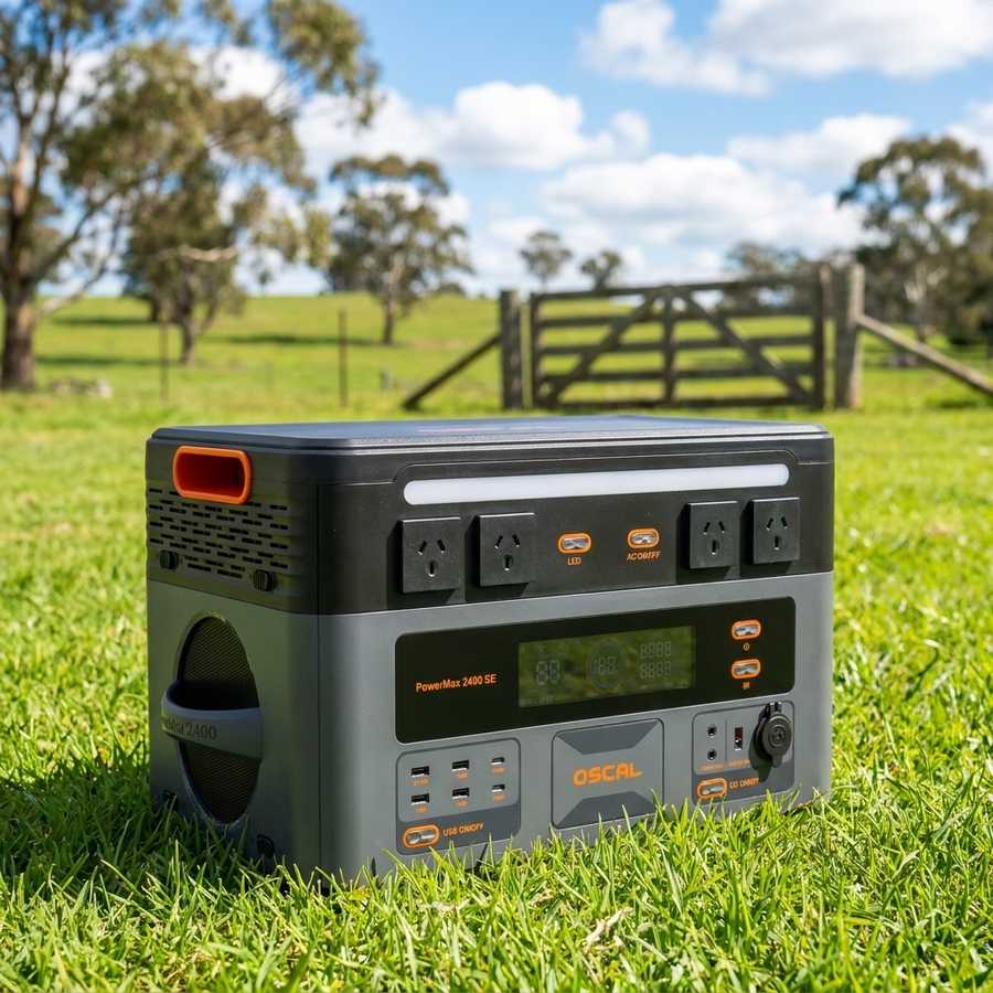 OSCAL PowerMax 2400SE Portable Power Station 2400W 2016Wh