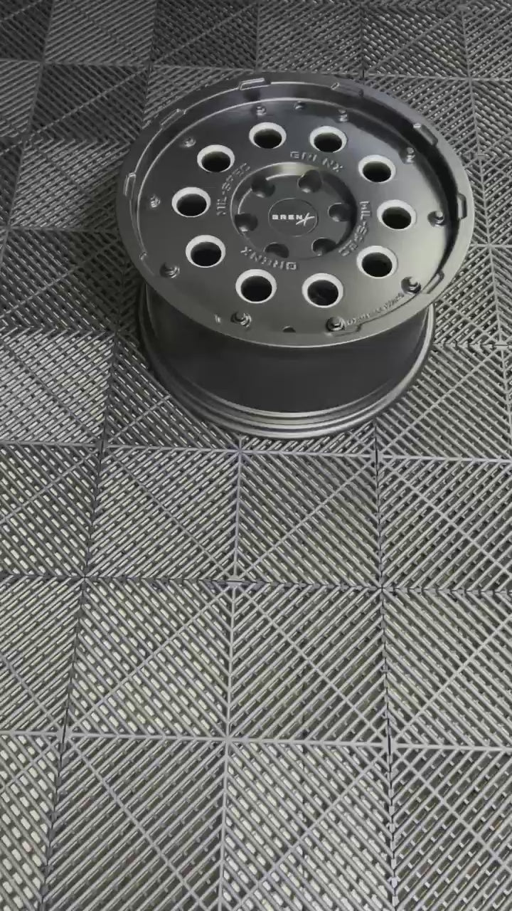 GrenX Mil-Spec Forged Monoblock Wheel 17x8.5" 6/130 32ET Black 84.1cb fits Ineos Grenadier Rim