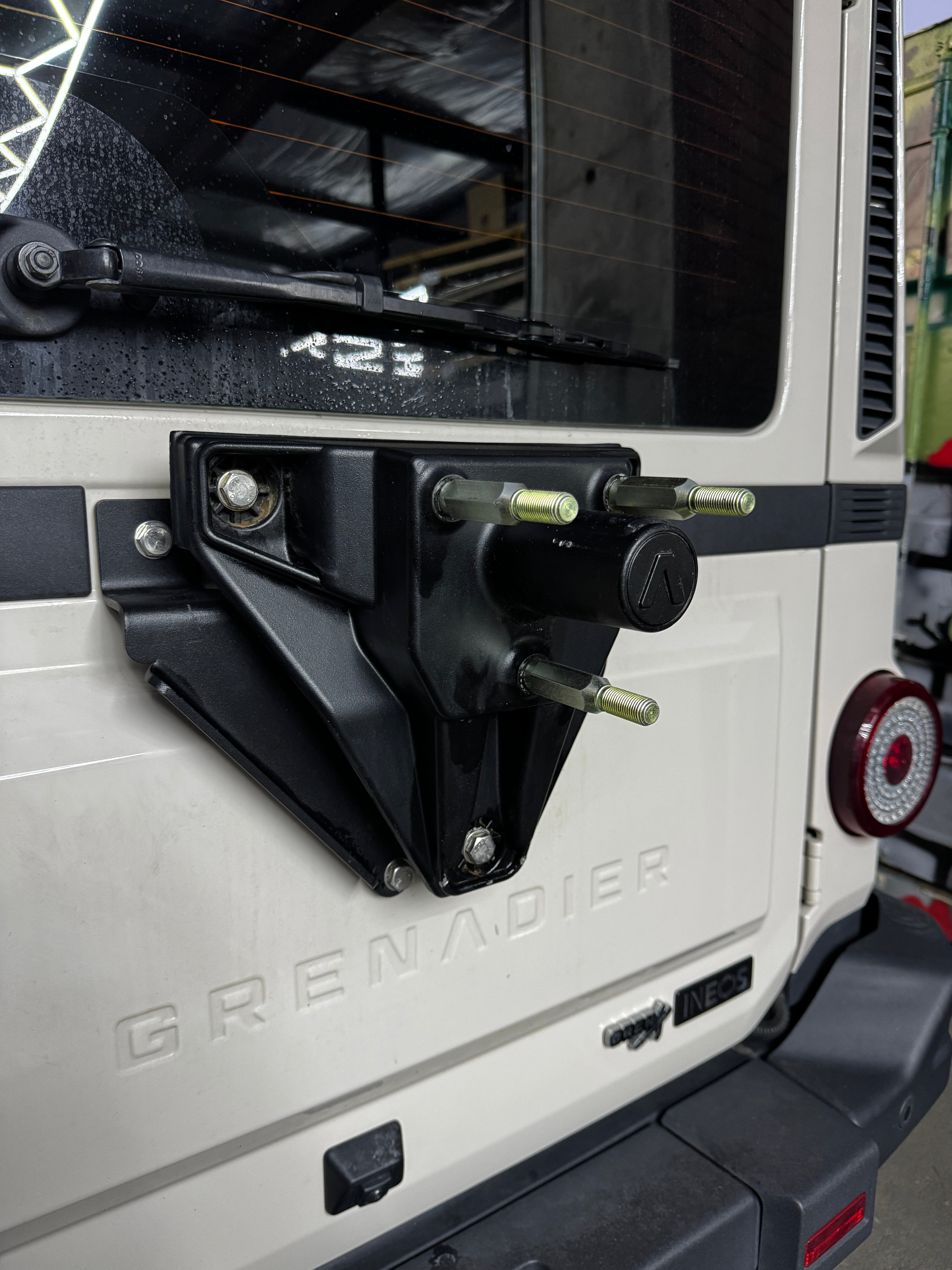 GrenX Extended Wheel Studs Adapter Ineos Grenadier Tyre Mount Relocation Flip Bracket Alternative