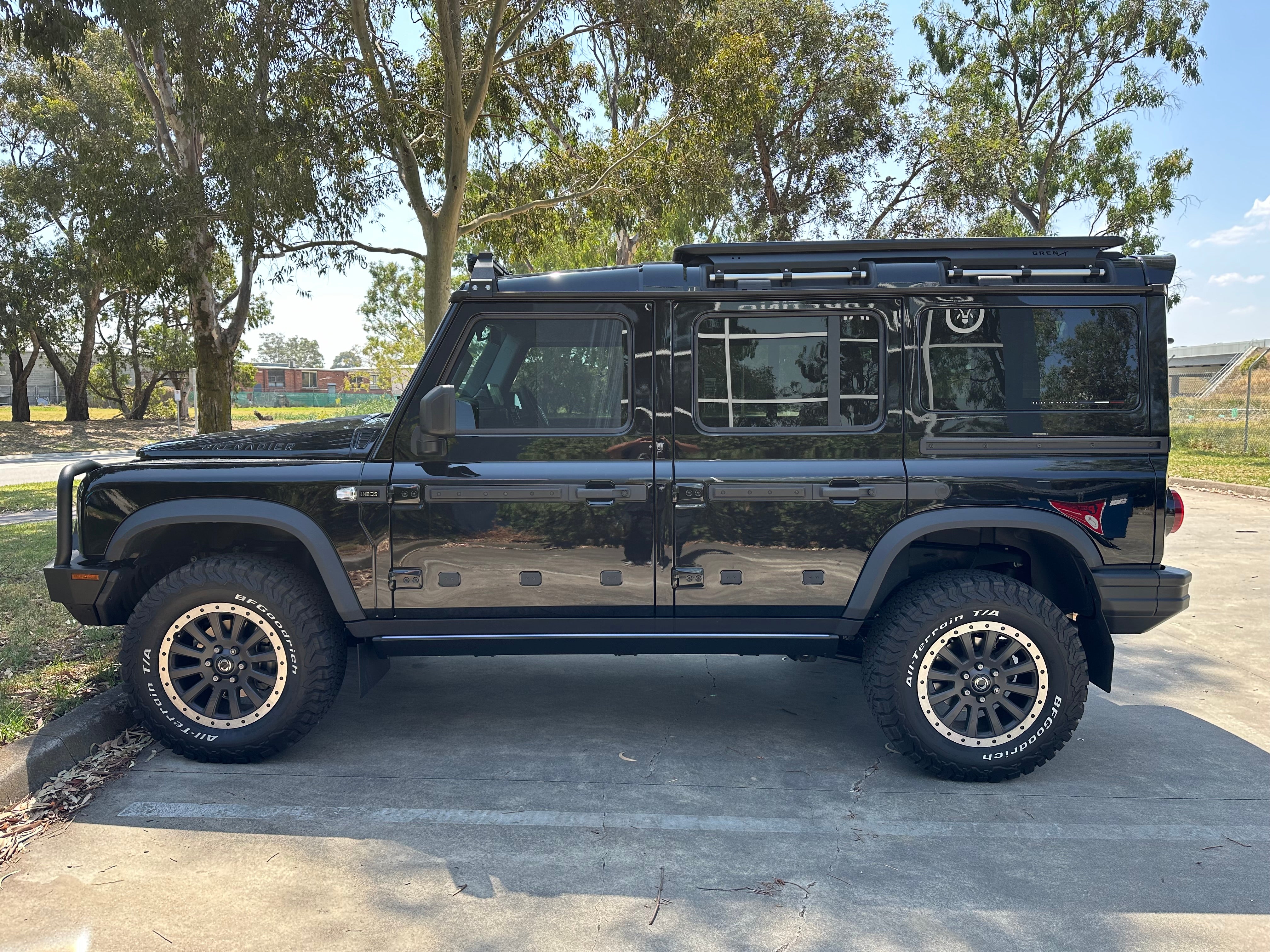 GrenX 3/4 Ultra Low Profile Roof rack system 1800L Ineos Grenadier