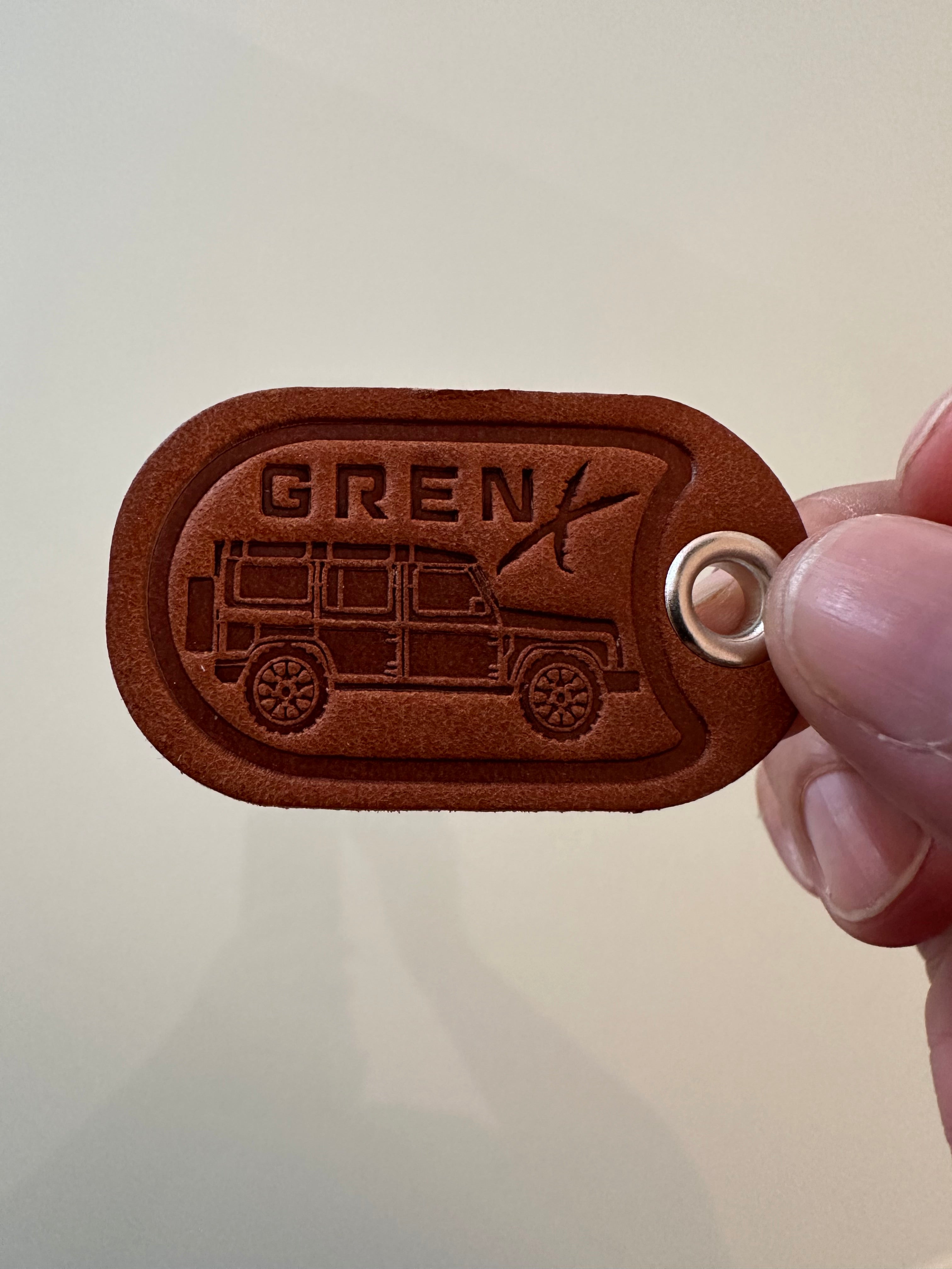 GrenX Leather Keyring