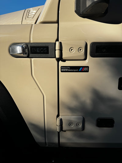 BMW Powered Heritage Badge for INEOS Grenadier