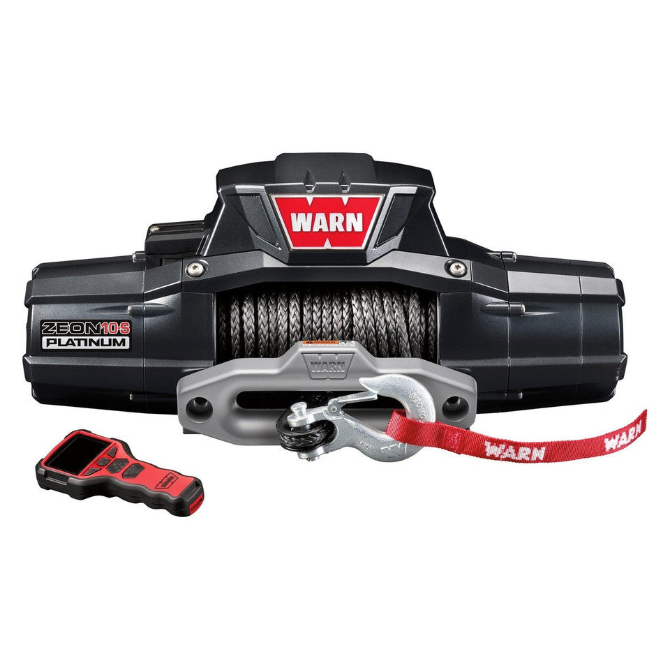 WARN ZEON 10-S Platinum winch 10000lbs with Spydura Synthetic Rope