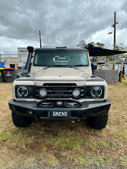 GrenX Lightforce Venom driving light grille kit Ineos Grenadier Off Road Spot Headlight LED