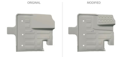 GrenX RHD Drivers Footrest Mod Kit Replacement Ineos Grenadier Floor Matt Hump Delete
