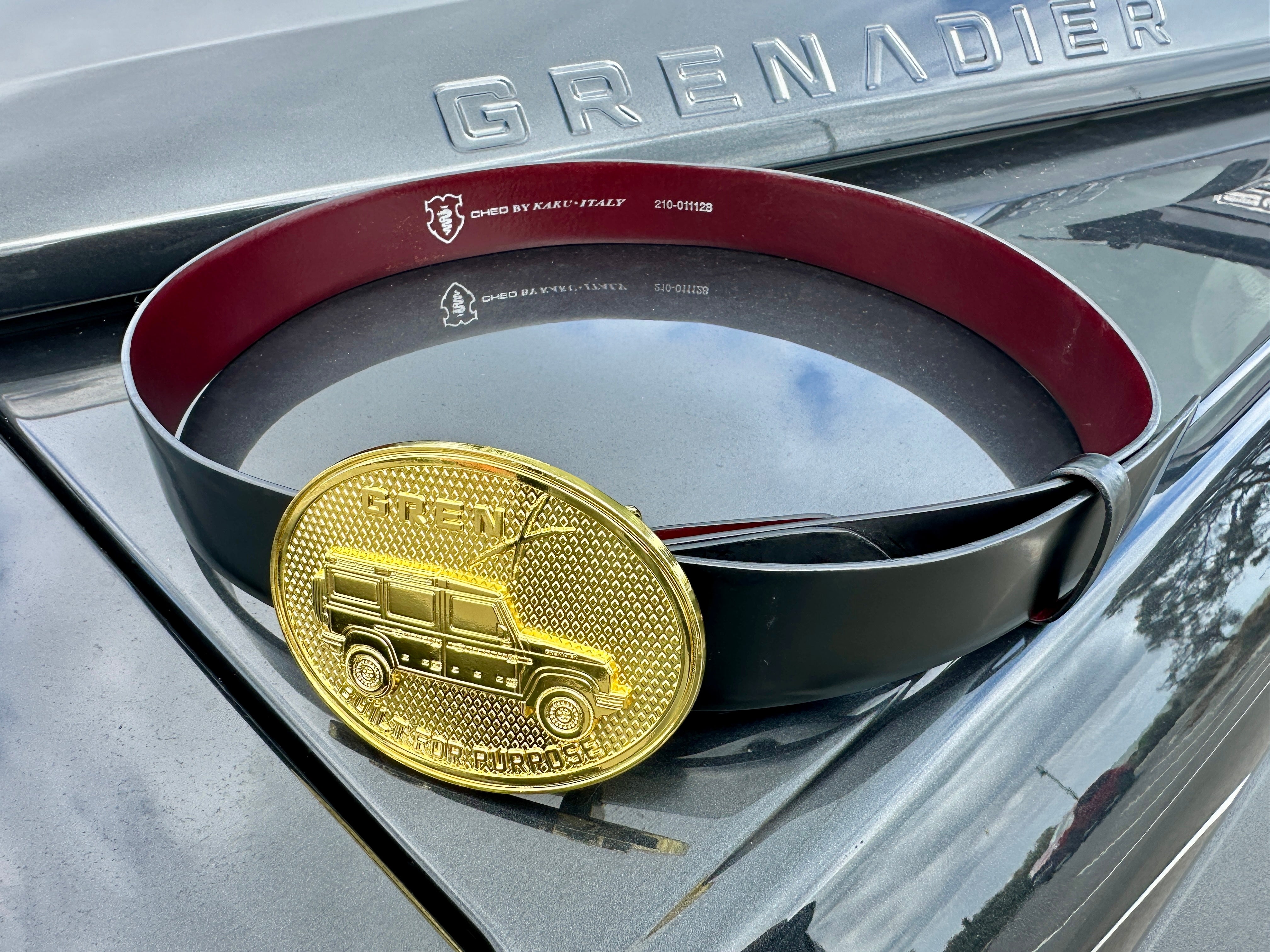 GrenX Gold Belt Buckle to suit leather belts