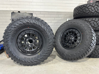 Black Rhino BR012 Outback 17x8 6x130 +32 Offset Black Wheel Rim