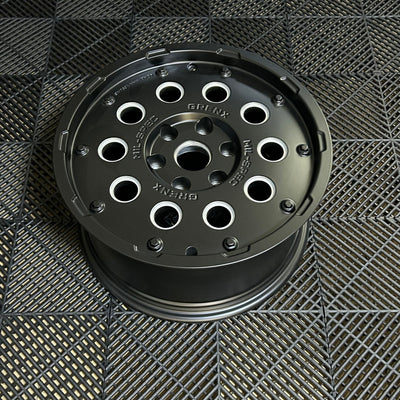 GrenX Mil-Spec Forged Monoblock Wheel 17x8.5" 6/130 32ET Black 84.1cb fits Ineos Grenadier Rim