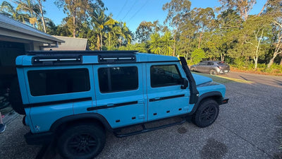 GrenX 3/4 Ultra Low Profile Roof rack system 1800L Ineos Grenadier