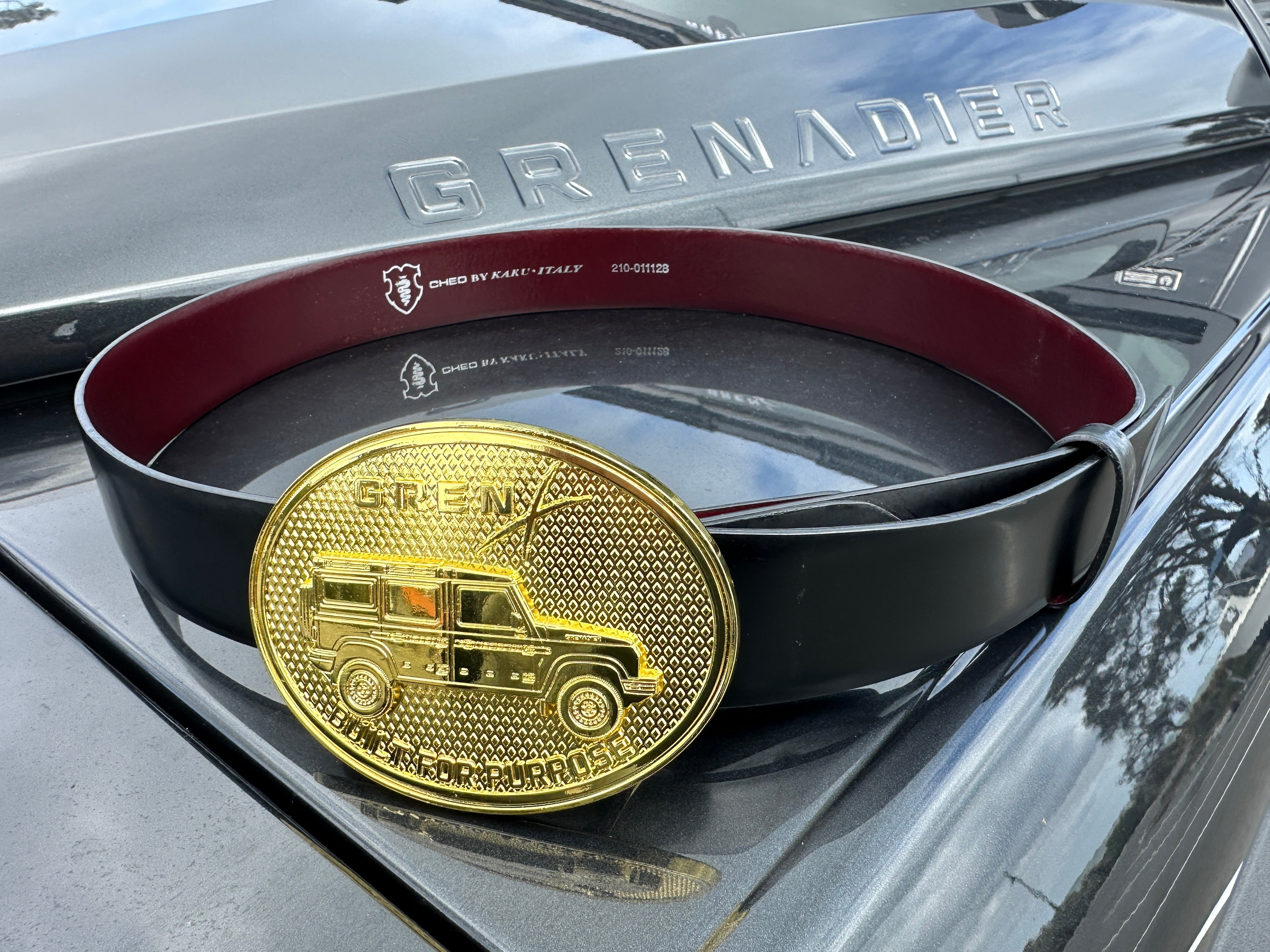 GrenX Gold Belt Buckle to suit leather belts