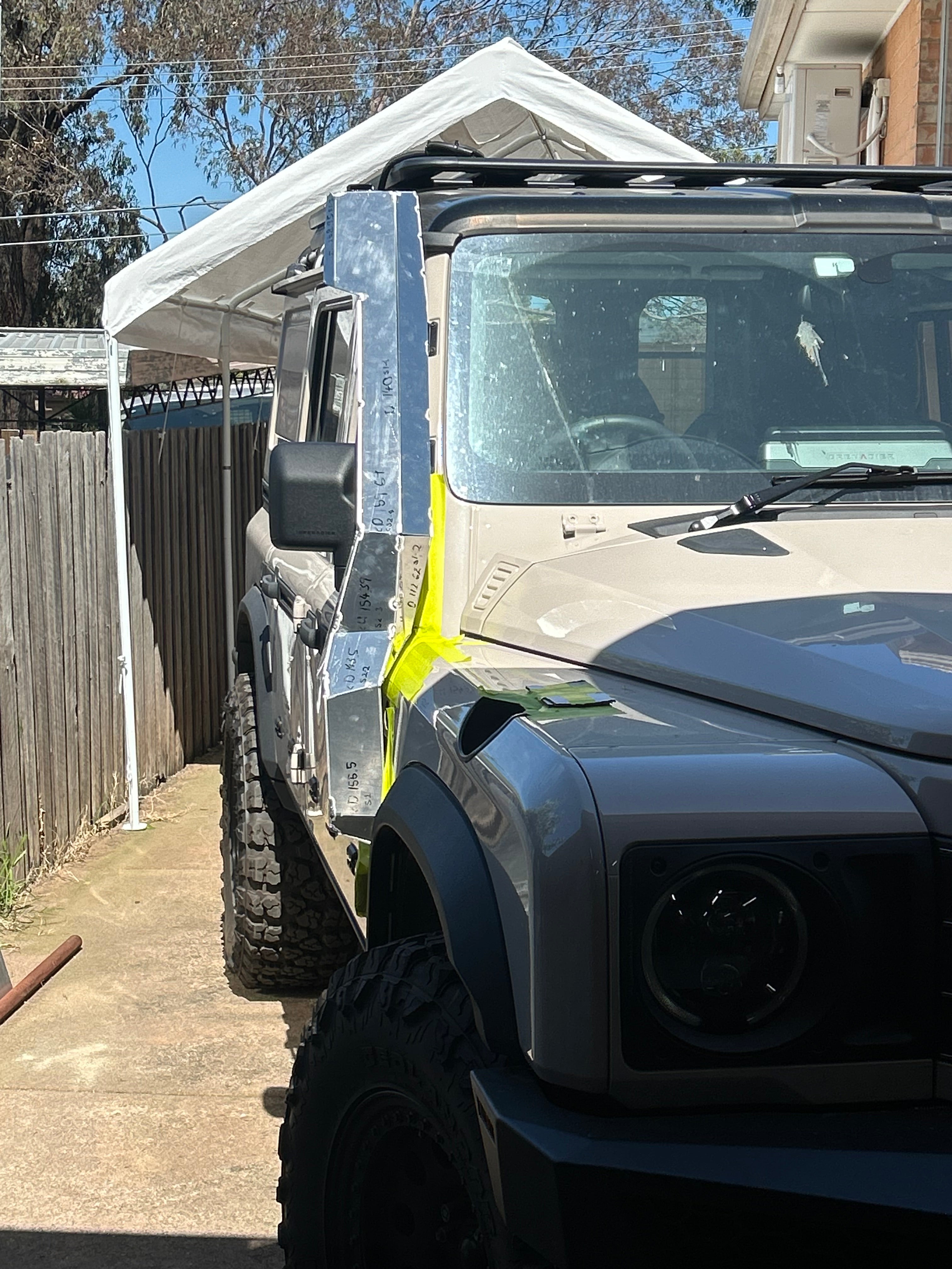 GrenX Aluminium Snorkel System with Sealed Airbox Ineos Grenadier