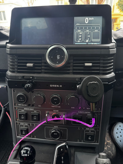 INEOS Grenadier Accessory Mounting Dash Rail GPS phone tablet mounting bracket
