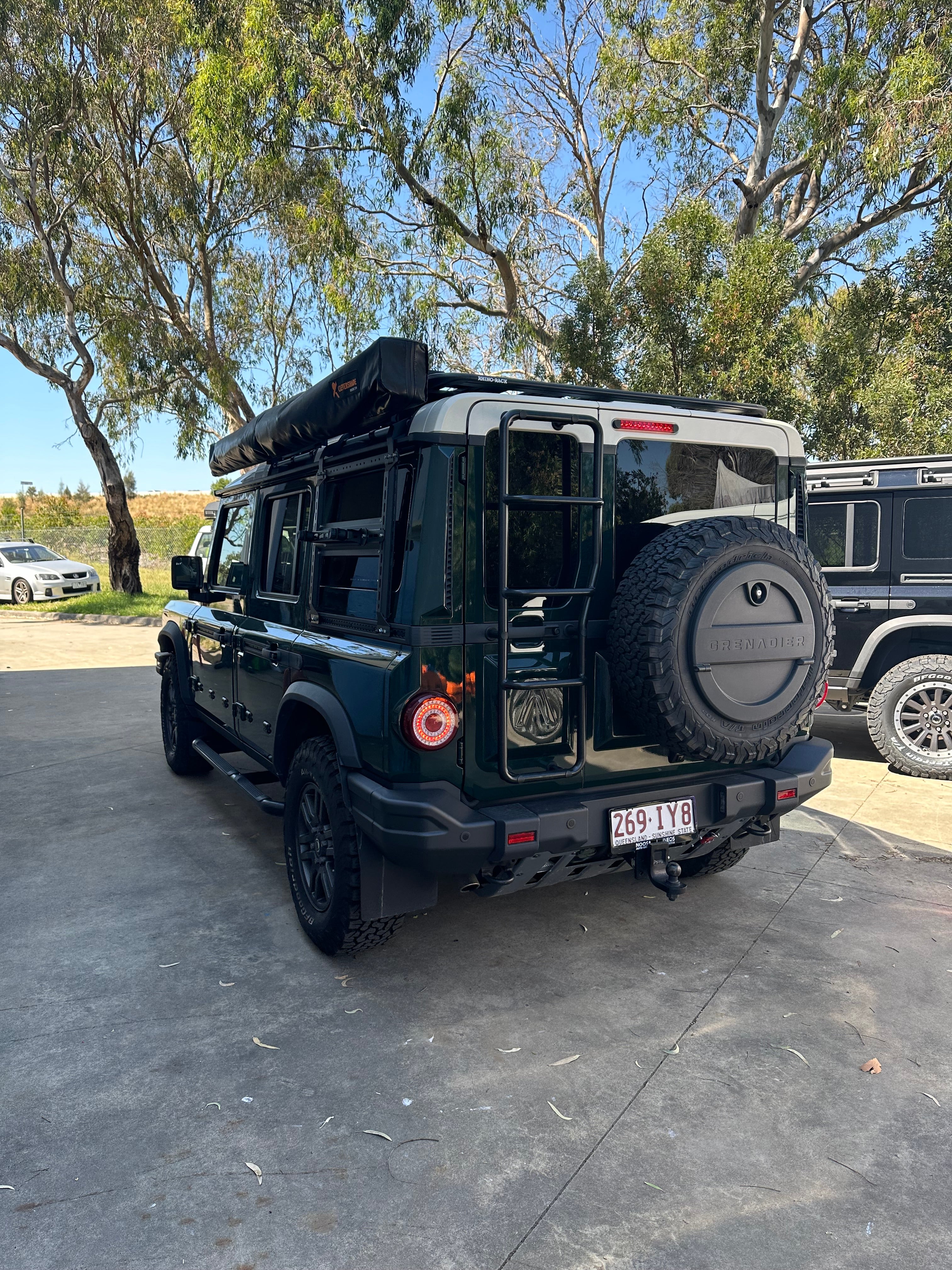 GrenX 3/4 Ultra Low Profile Roof rack system 1800L Ineos Grenadier