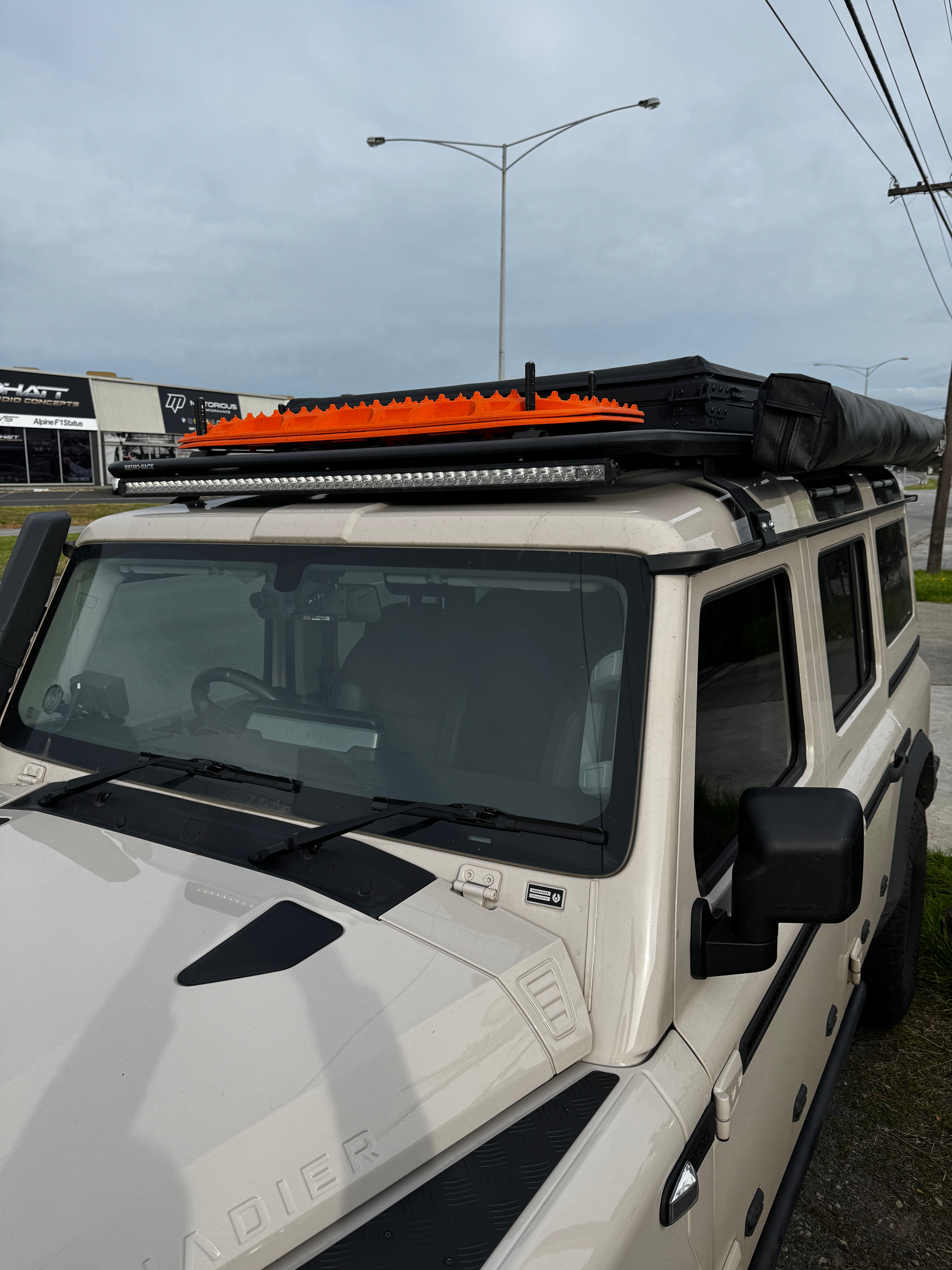 GrenX Full Length Ultra Low Profile Roof rack system 2700L Ineos Grenadier